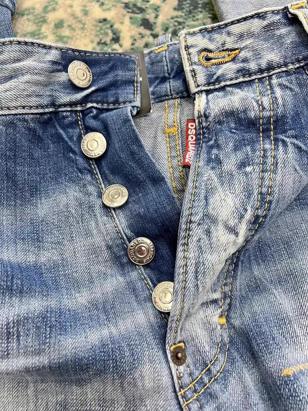 Dsquared2 Dsquared2 2022FW Tailored Combat Light Blue Denim Jeans Size US 28 / EU 44 - 3 Thumbnail