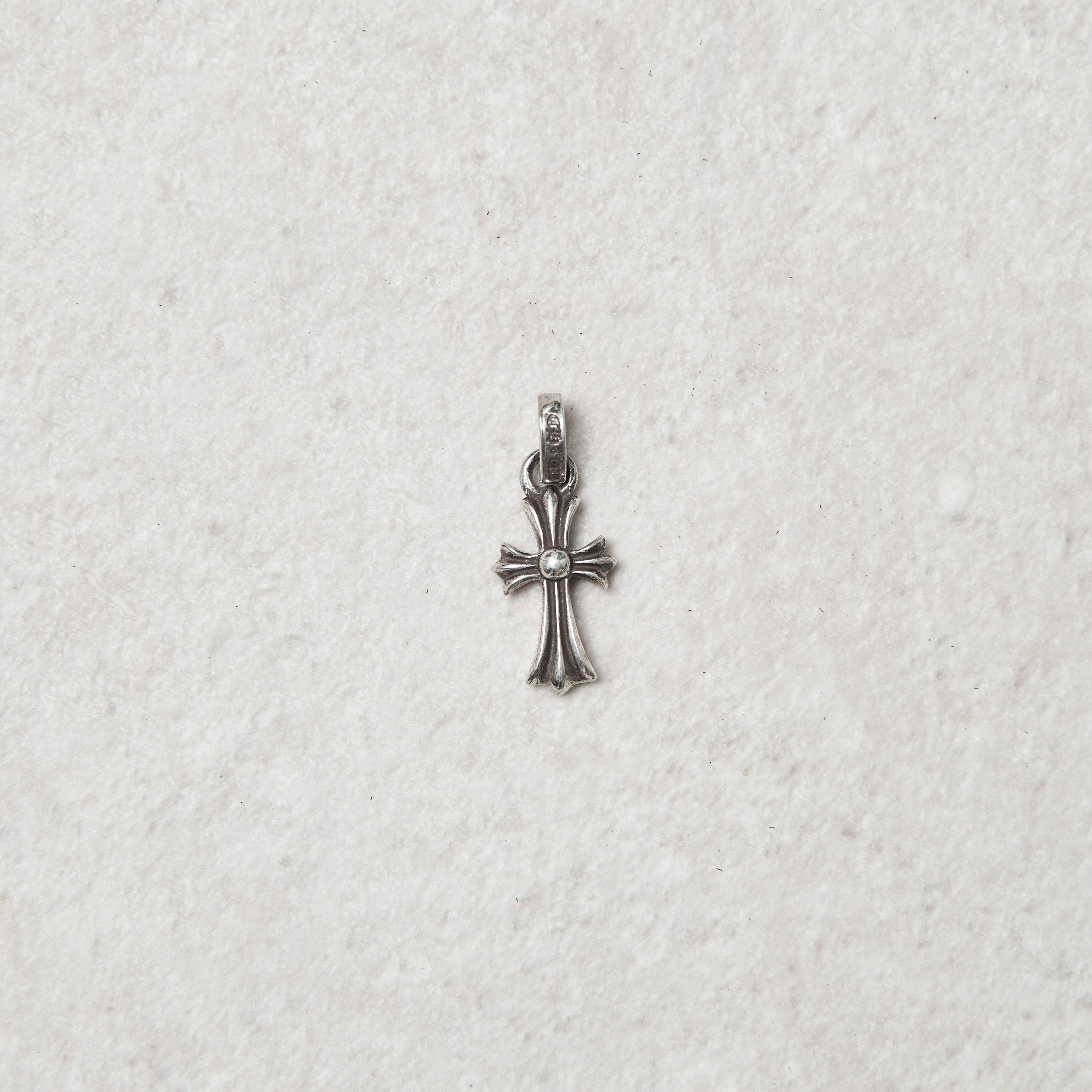 Chrome Hearts CHROME HEARTS Cross Baby Fat Sliver Pendant Diamond Size ONE SIZE - 2 Thumbnail