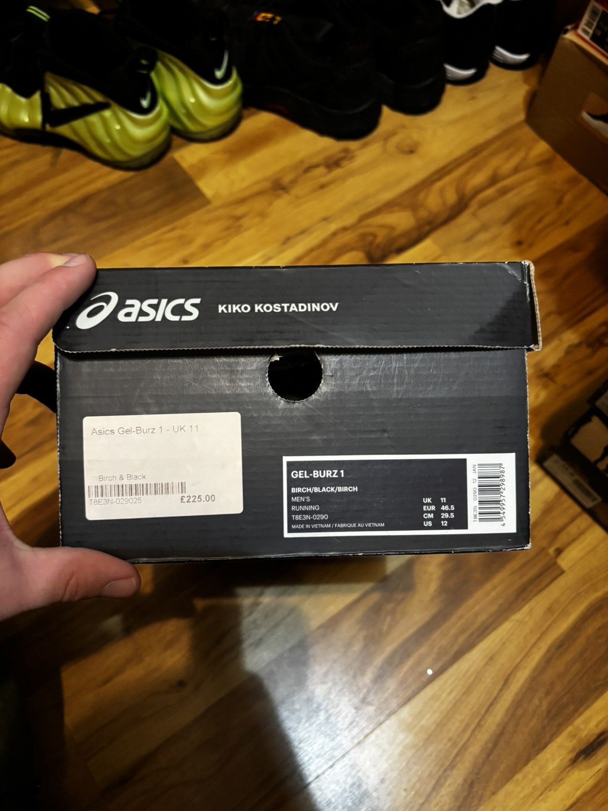 Asics × Kiko Kostadinov Asics x Kiko Kostadinov Gel-Burz 1 Birch Size US 12 / EU 45 - 11 Thumbnail