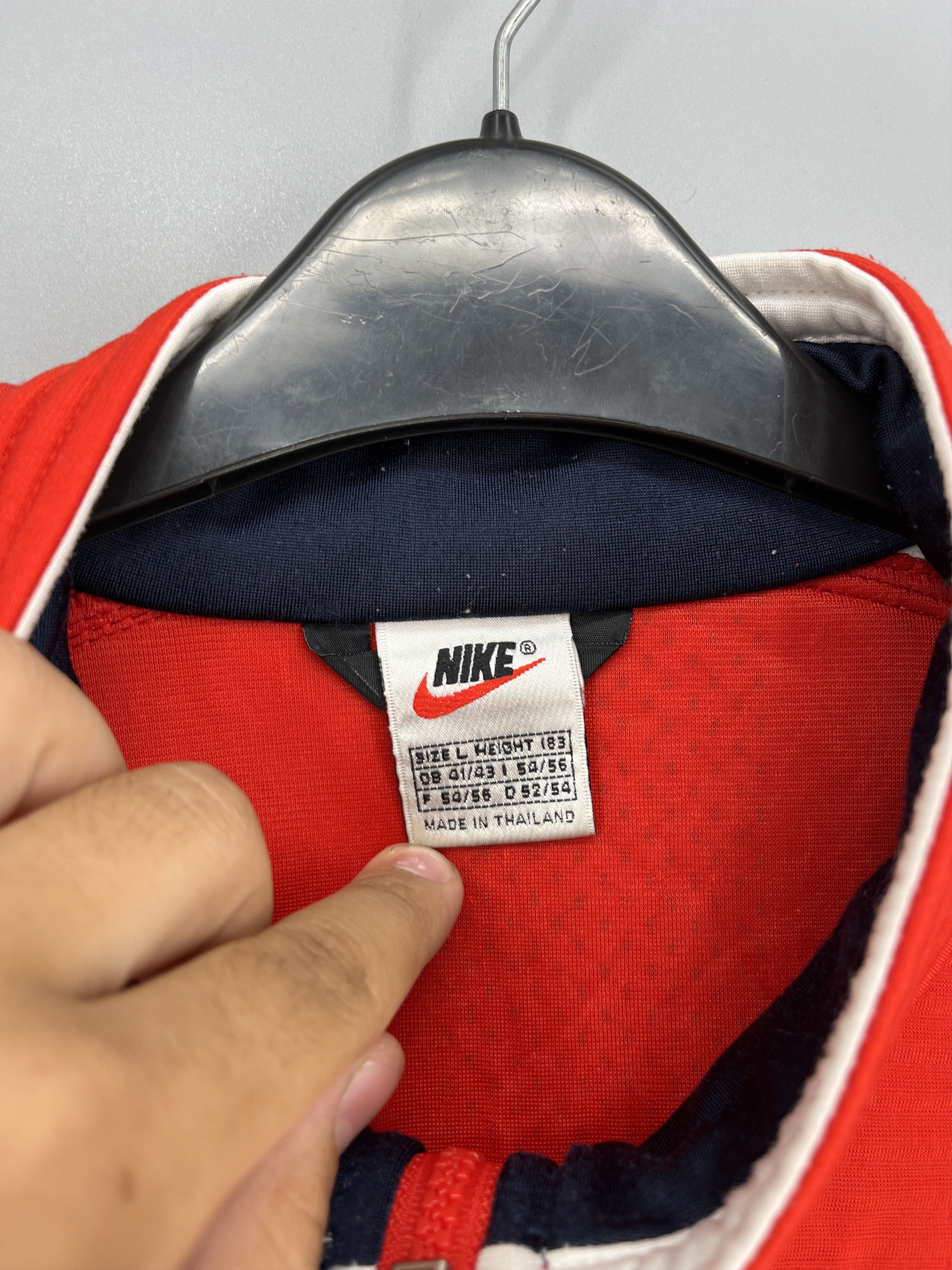 Nike Vintage 90s Jacket Big Logo Rare big Swoosh Size US L / EU 52-54 / 3 - 11 Thumbnail