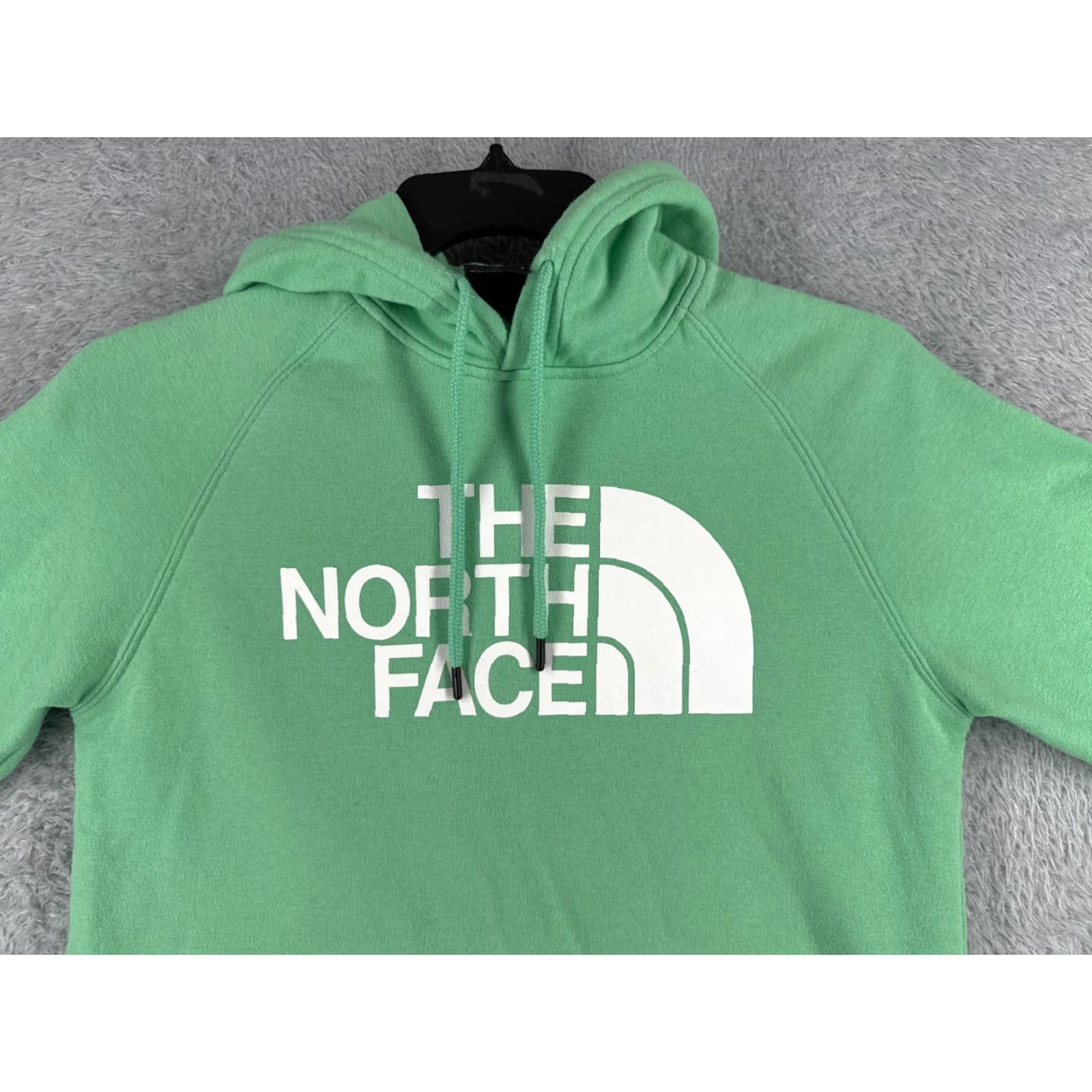 The North Face The North Face Hoodie Women S Green Pullover Sweater Jersey Cotton Blend Logo Floral Pockets Regular 34 in Chest Size S / US 4 / IT 40 - 4 Thumbnail