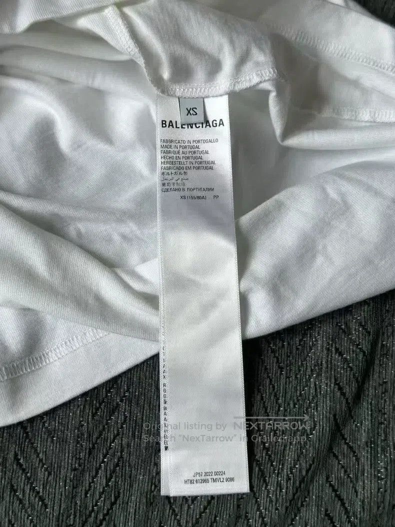 Balenciaga Balenciaga White Charity Short Sleeve Size US XS / EU 42 / 0 - 4 Thumbnail