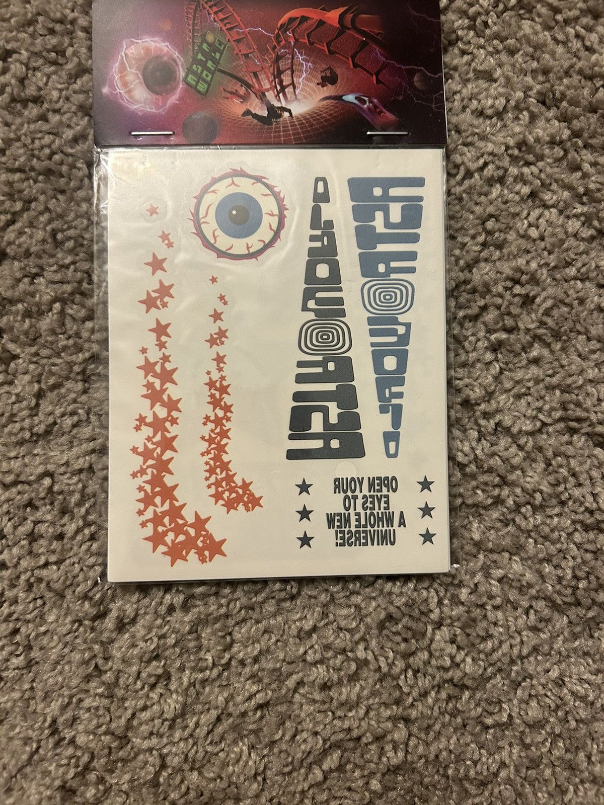 Travis Scott Travis Scott Astroworld Temporary Tattoos Size ONE SIZE - 4 Thumbnail