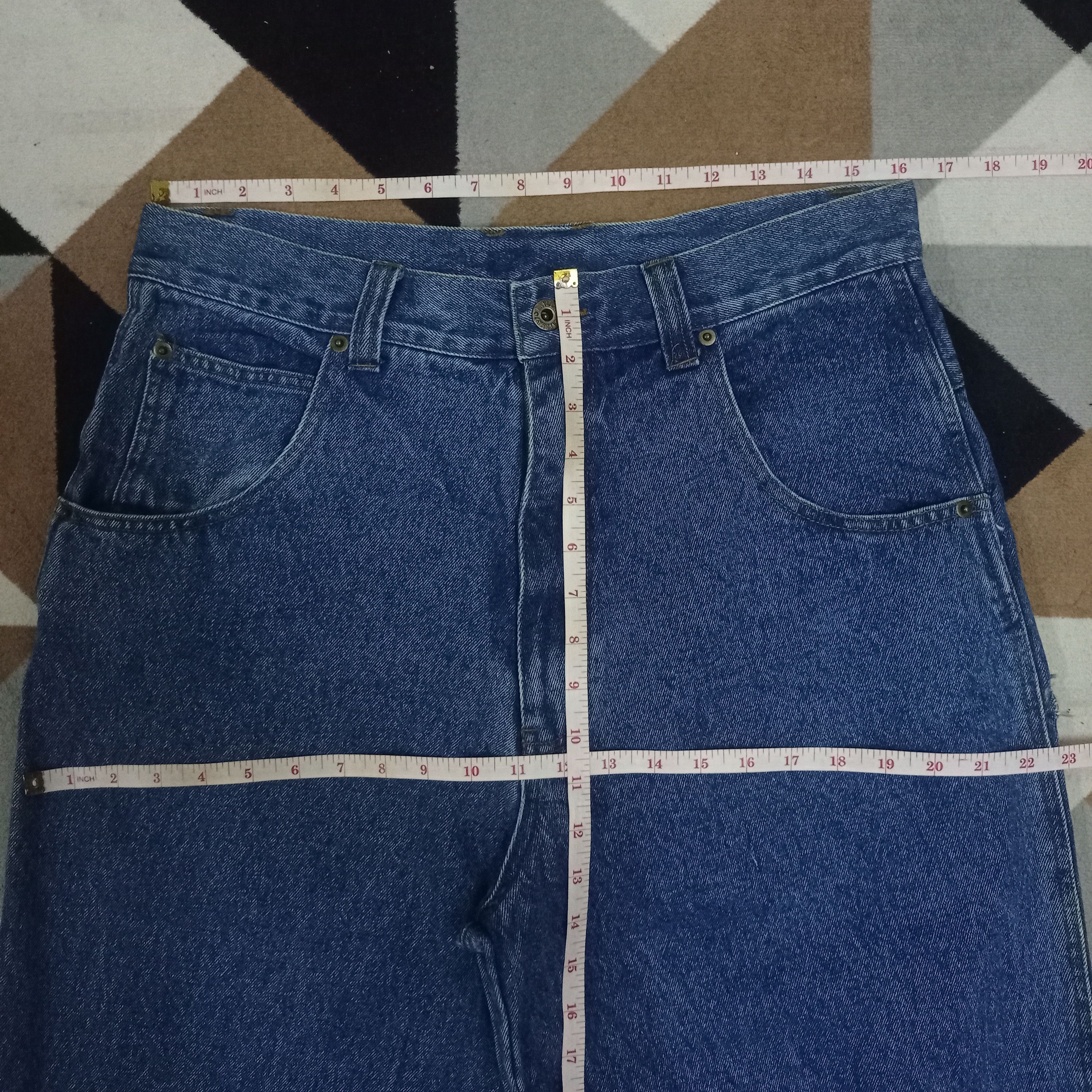 Japanese Brand Vintage Japanese Bayleaf Baggy Jean Shorts 32x33 Size US 32 / EU 48 - 9 Thumbnail