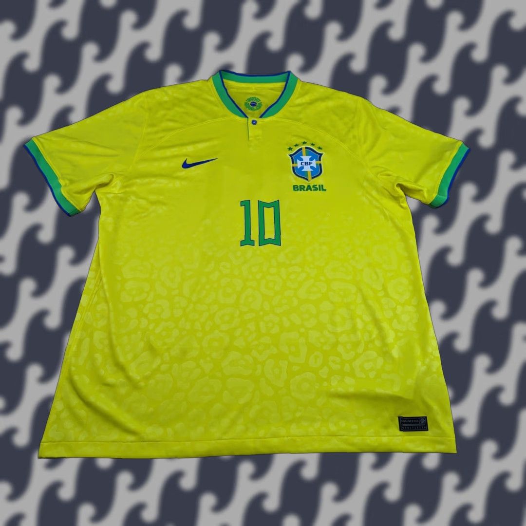 Adidas Nike Brazil 2022-2023 Home Jersey XL Adult Football Yellow Shirt Sportswear Mens Size US XL / EU 56 / 4 - 1 Thumbnail