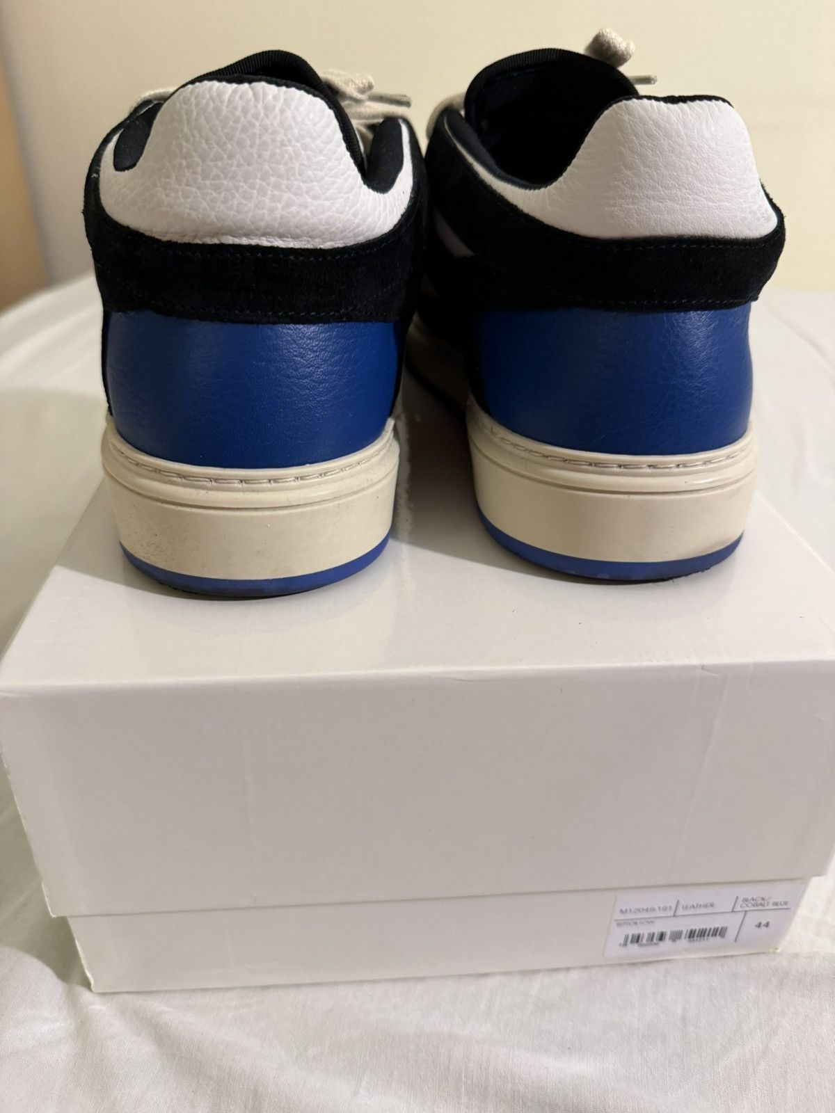 Represent Clo. REPRESENT Reptor Low Leather Sneakers Cobalt Blue 44 / 11 Size US 11 / EU 44 - 4 Thumbnail