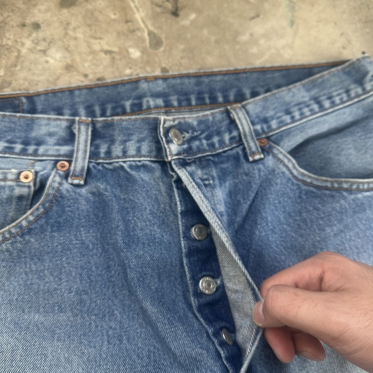 Levi's Levi's 523 Vintage bluestonewashed Painters Denim Jeans Size US 36 / EU 52 - 8 Thumbnail