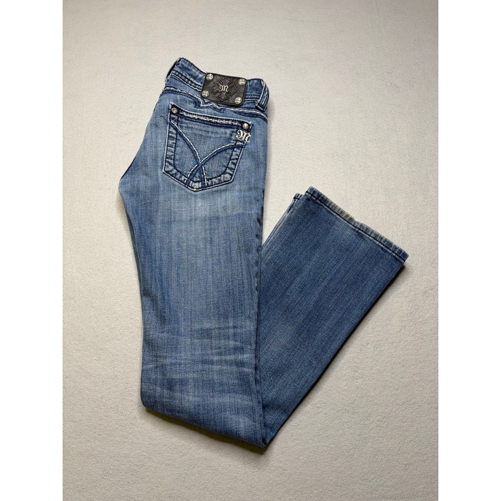 Miss Me Y2K Miss Me Bootcut Jeans Women’s Size 28 Distress Flare Size 28" / US 6 / IT 42 - 1 Thumbnail