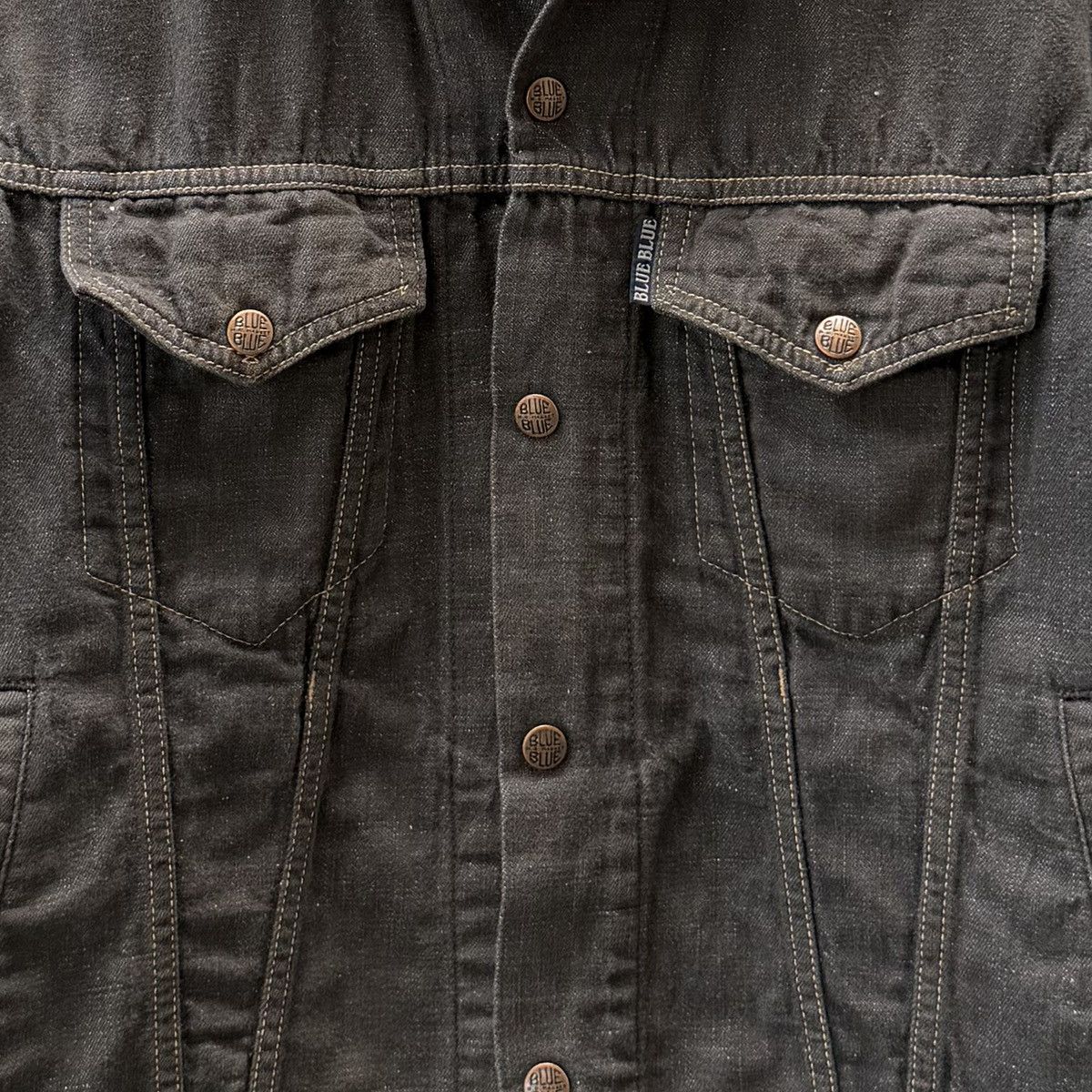Blue Blue Japan Vintage Blue Blue Japan Denim Trucker Jacket Size US L / EU 52-54 / 3 - 7 Thumbnail
