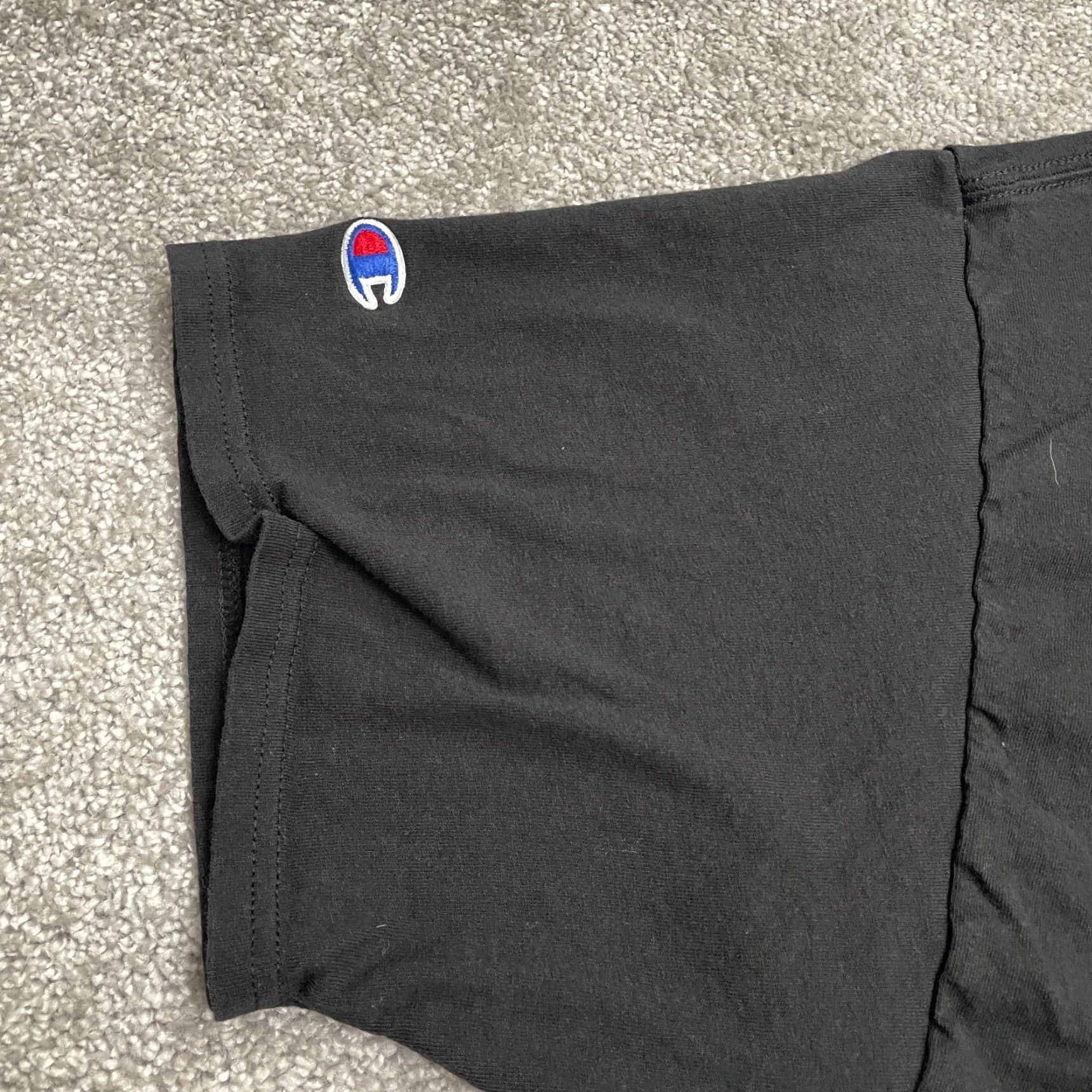 Champion Champion T-Shirt Men 2XL Black Crew Neck Cotton Golf Logo Short Sleeve Size US XXL / EU 58 / 5 - 3 Thumbnail