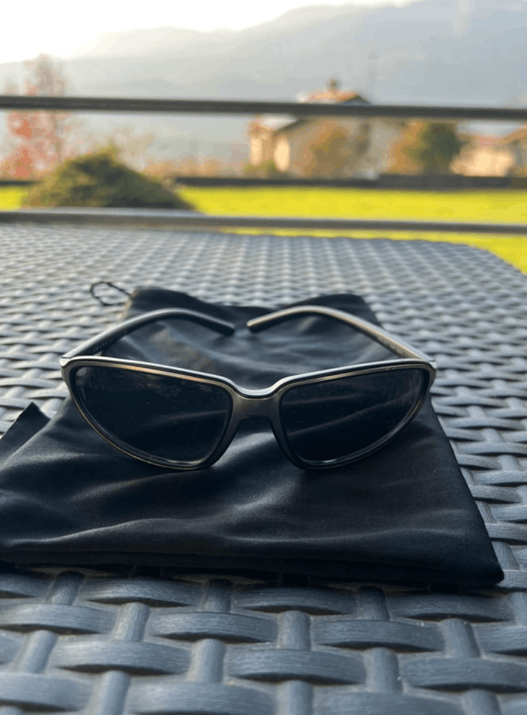 Prada PRADA Sunglasses Sport Metal Shield Oval Flame Star Size ONE SIZE - 3 Thumbnail