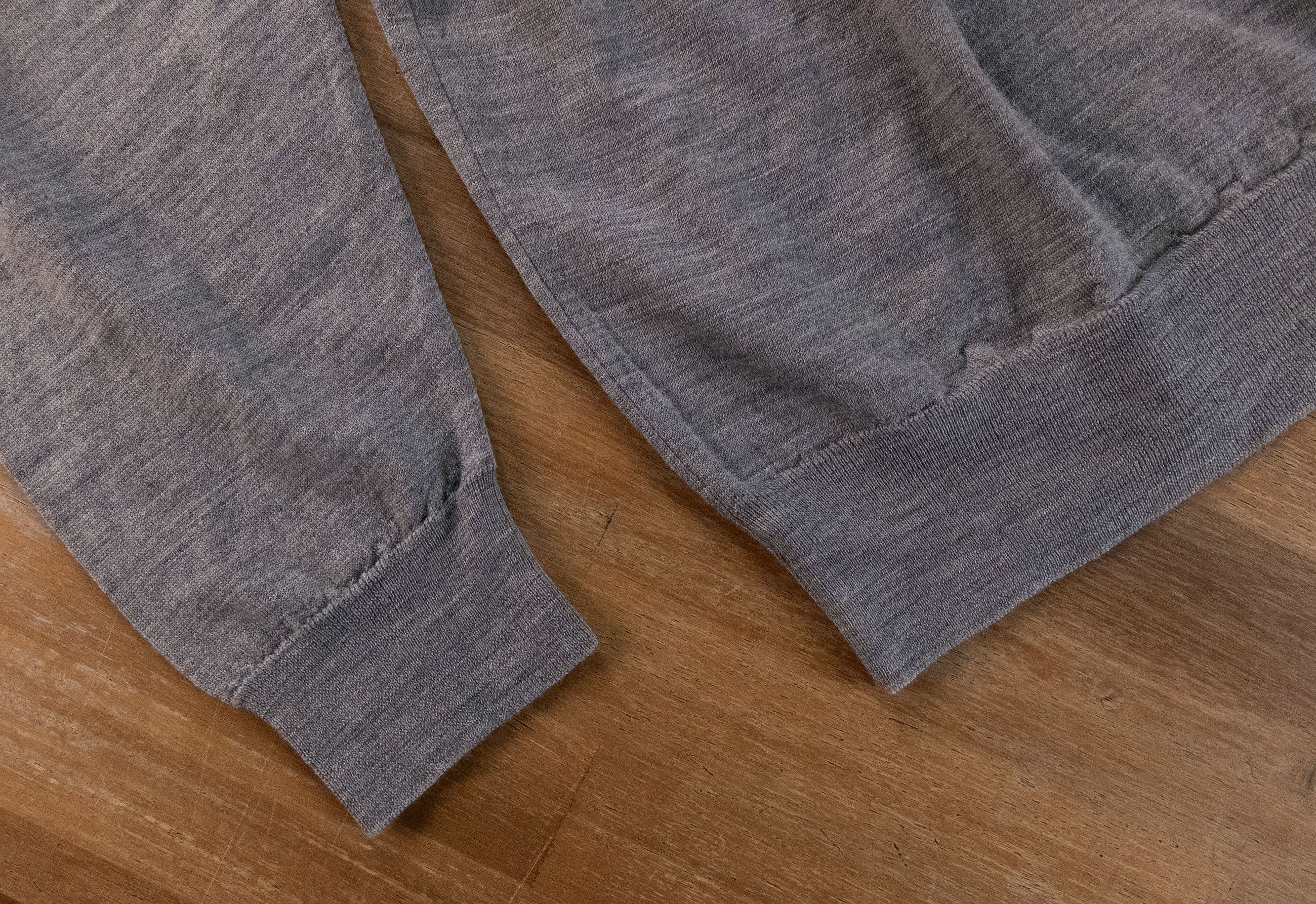 John Smedley JOHN SMEDLEY Belper solid gray merino wool polo sweater XXL Size US XXL / EU 58 / 5 - 7 Thumbnail