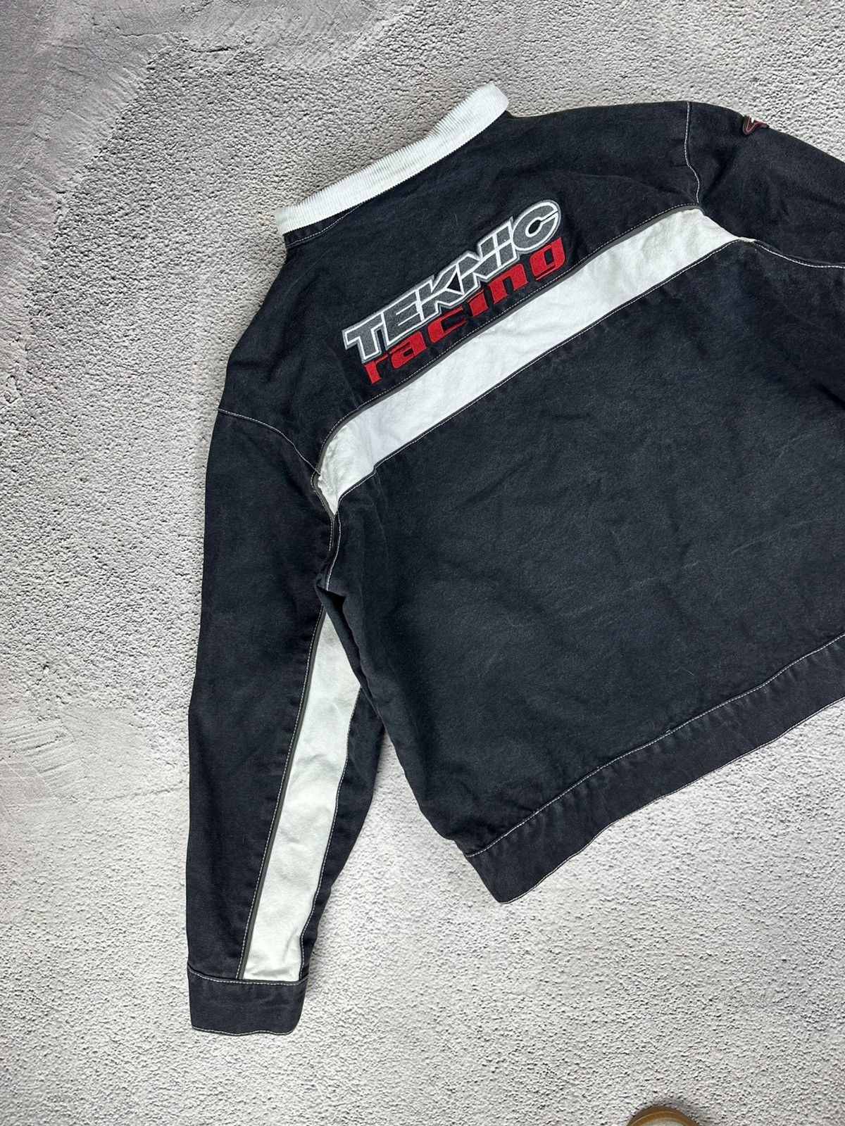 Vintage Teknic Racing Jacket Moto Biker Y2K Logo Motorsport