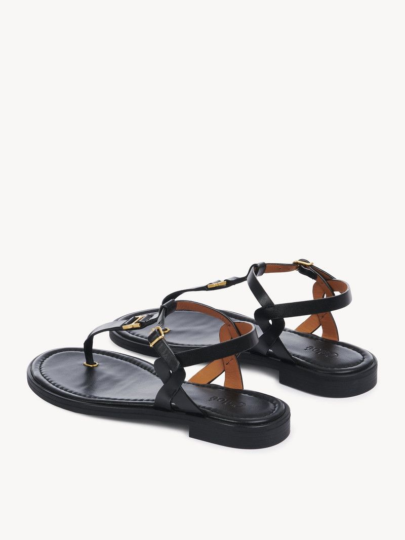 Chloe o1loc1c10226 Marcie Sandals in Black Size US 9 / IT 39 - 4 Thumbnail