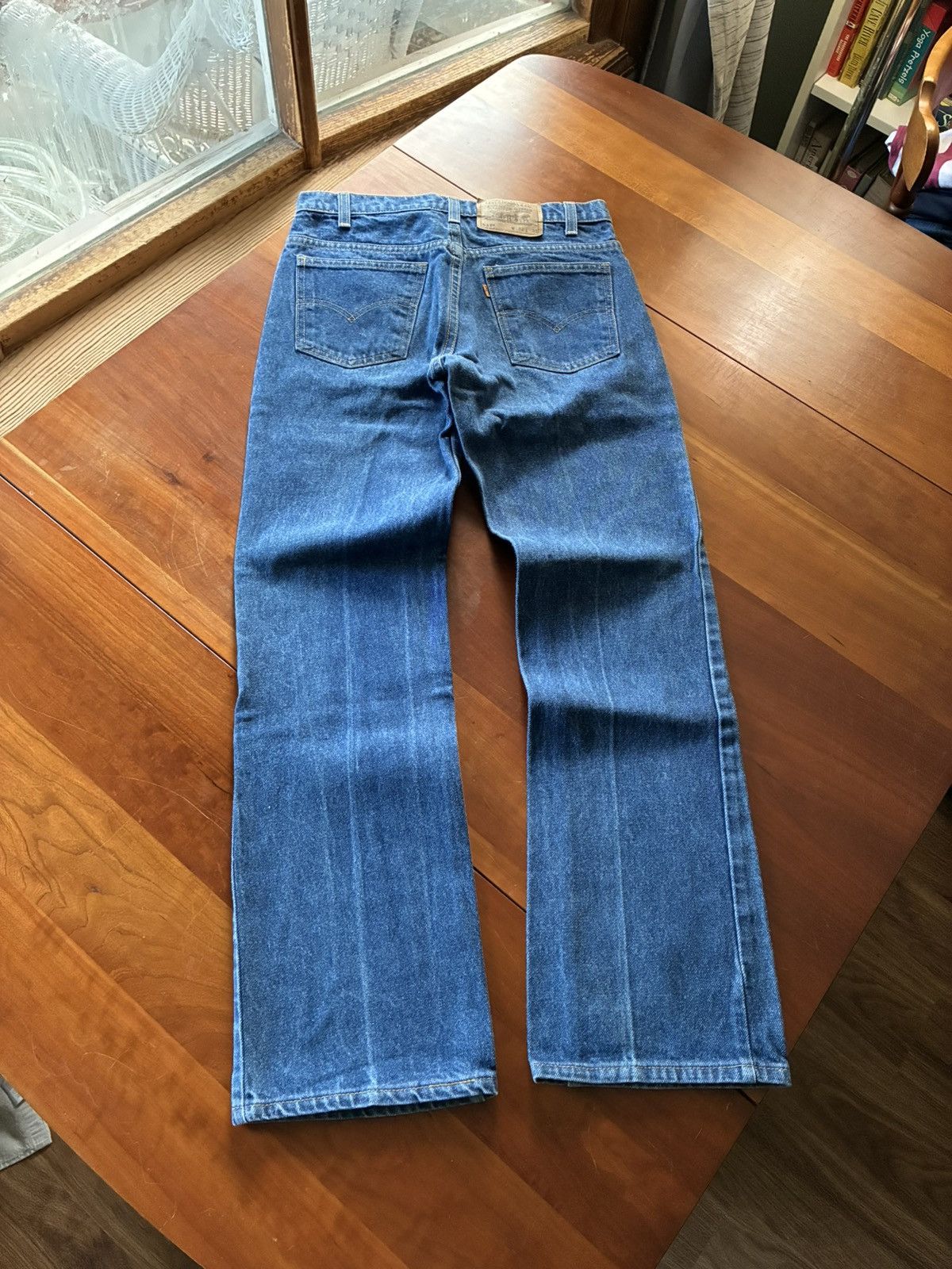 Vintage 90s Levi’s 517 bootcut orange tab jeans