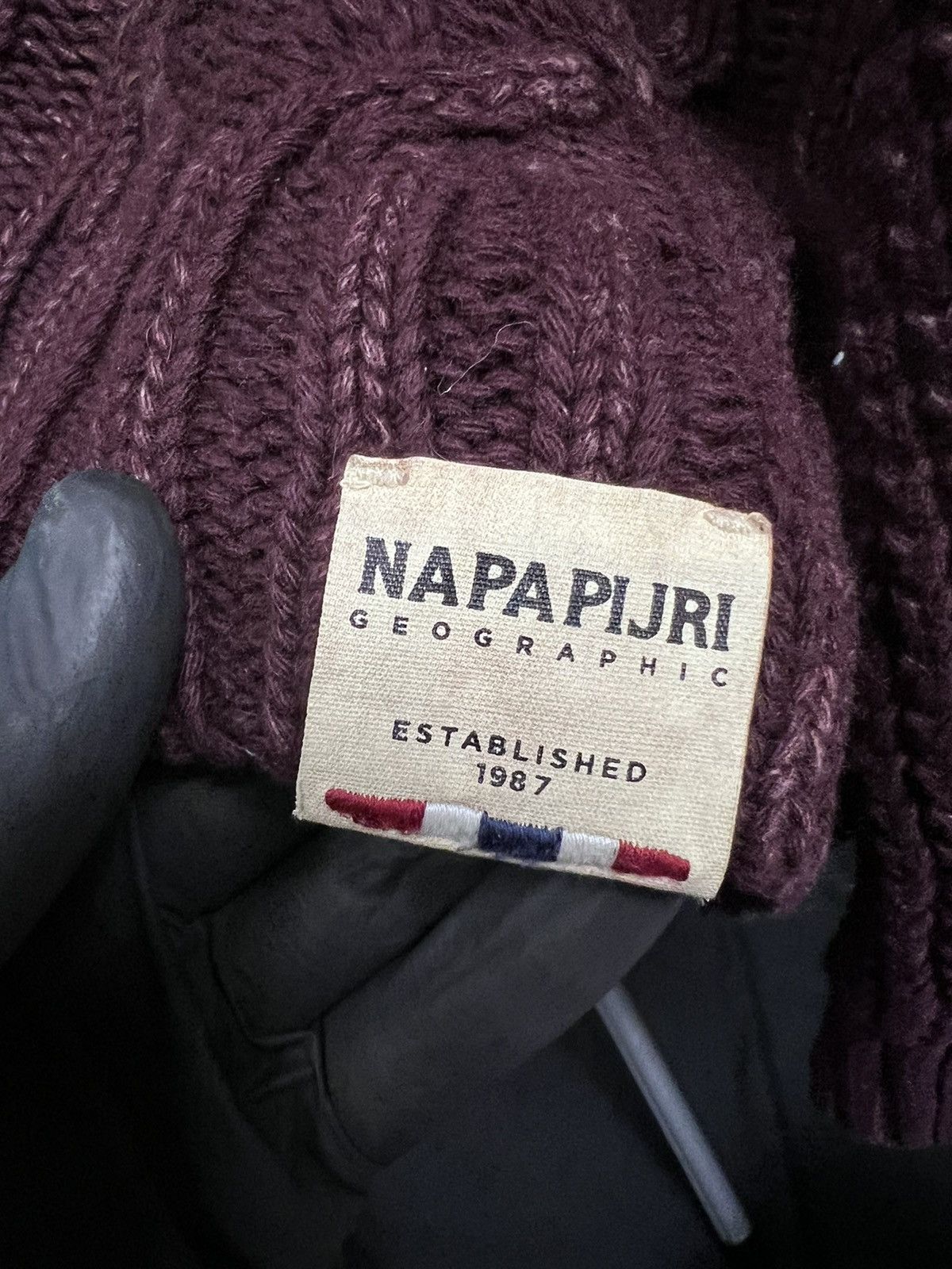 Napapijri 🔴 Vintage Napapijri heavy wool cardigan sweater sweatshirt Size US XXL / EU 58 / 5 - 6 Thumbnail