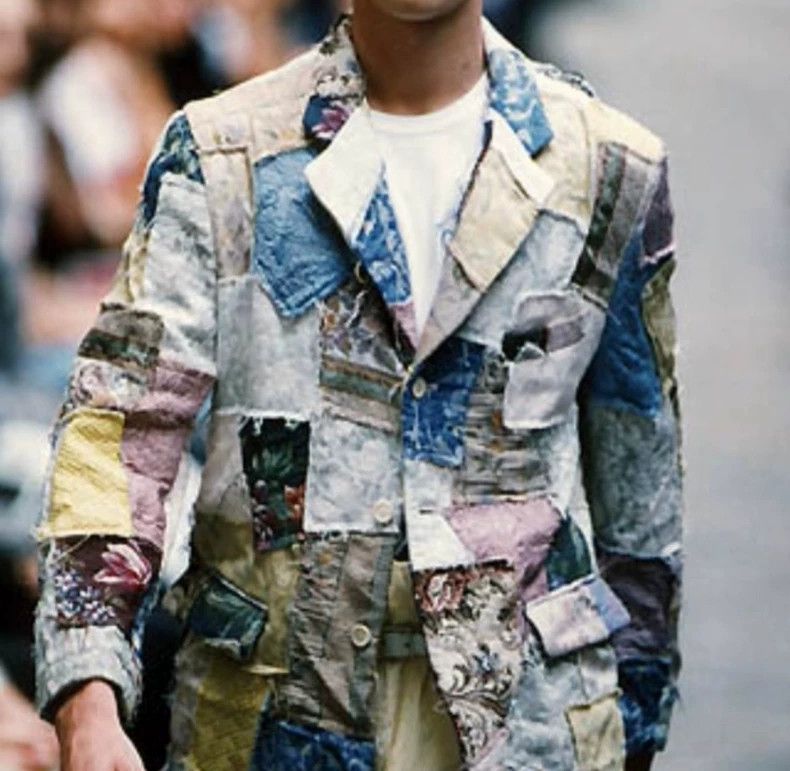 Comme des Garcons Comme des Garcons Patchwork plaid coat Size US M / EU 48-50 / 2 - 6 Thumbnail