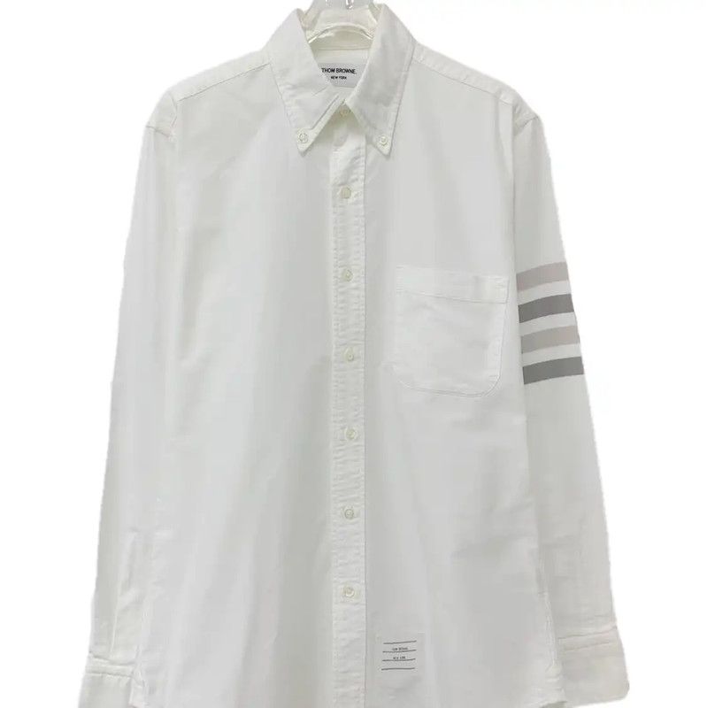 Thom Browne Thom Browne Women's Cotton White Shirt 0089 Size M / US 6-8 / IT 42-44 - 1 Thumbnail