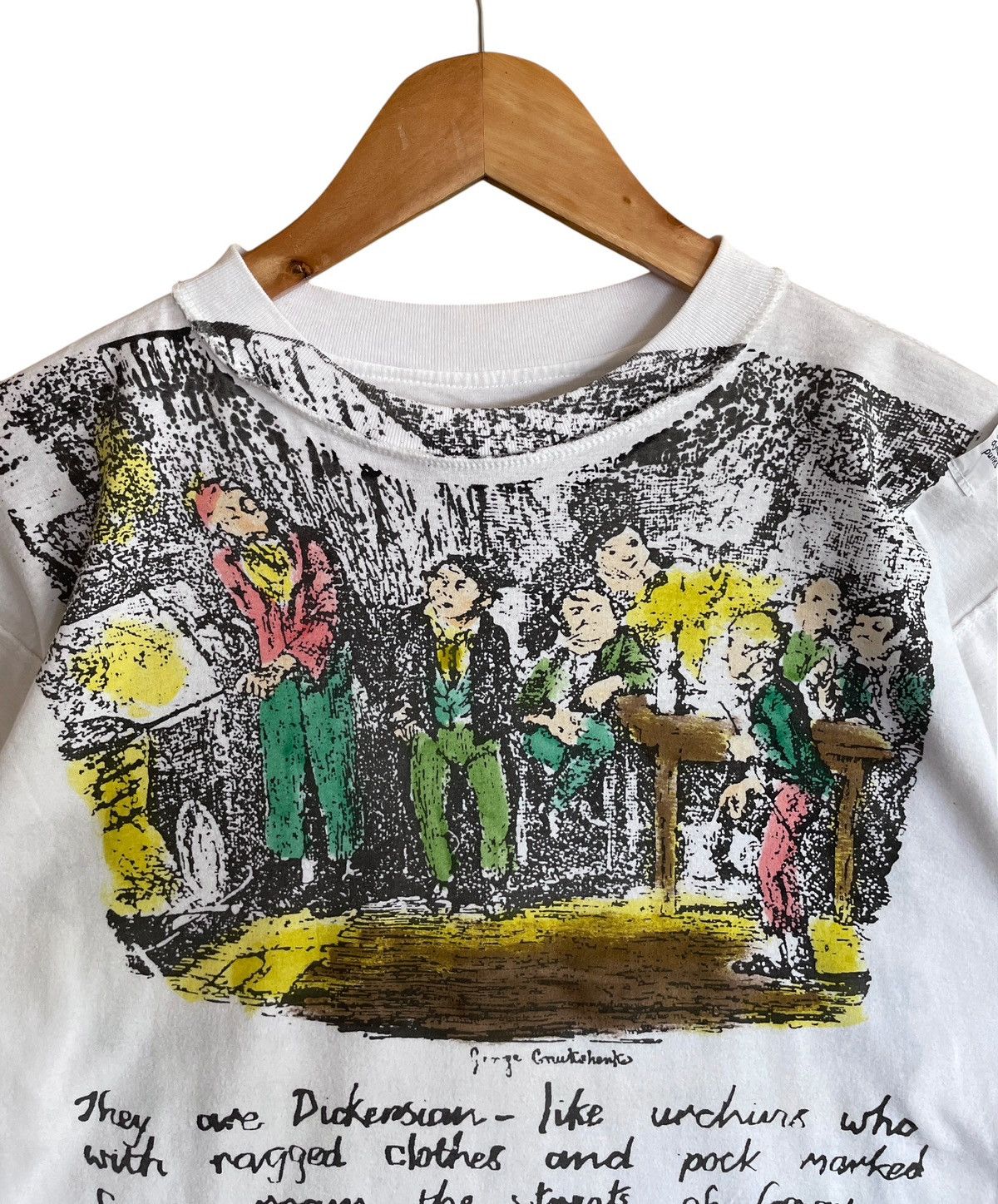 If Six Was Nine Rare Design Vintage Seditionaries Full Print T-shirt 1990s Size US M / EU 48-50 / 2 - 3 Thumbnail