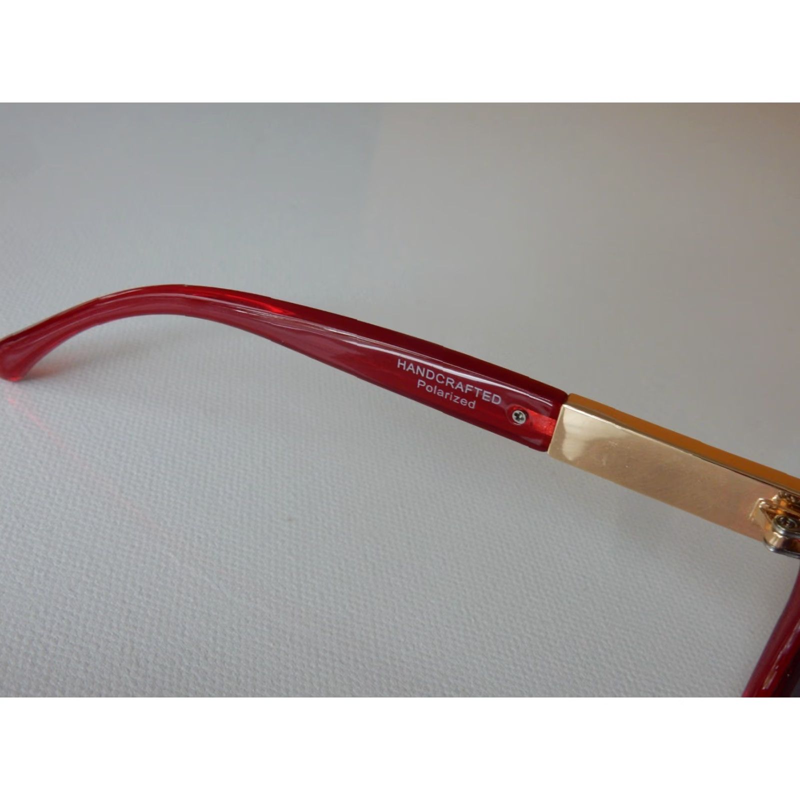 Vintage VINTAGE Prive Revaux Sunglasses Women Polarized 58[]16 145 The Timeless C40 Red Lens Technology Size ONE SIZE - 5 Thumbnail