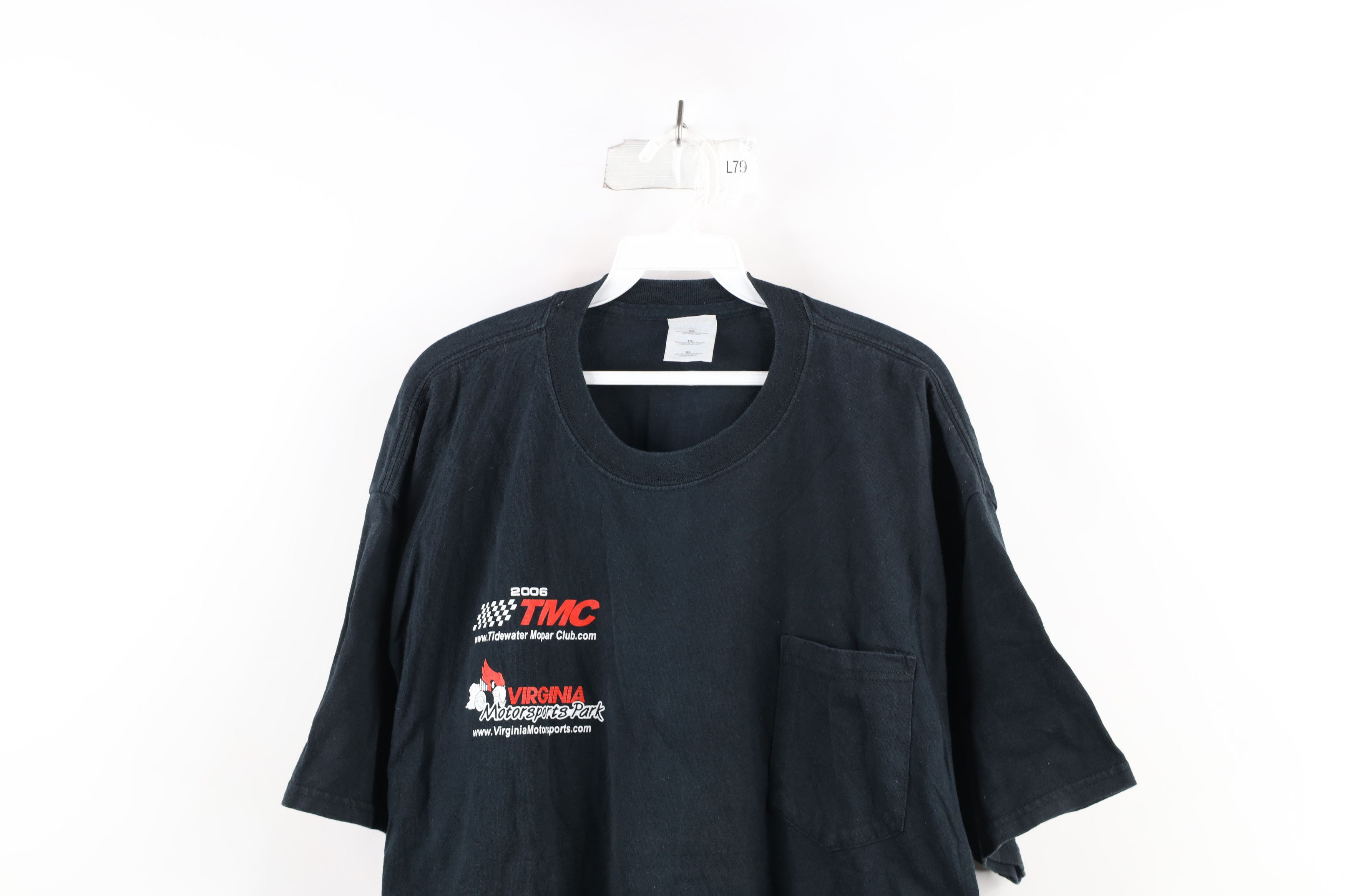 Vintage Vintage Y2K 2006 Out Mopar Racing Virginia Pocket T-Shirt Size US XL / EU 56 / 4 - 2 Thumbnail