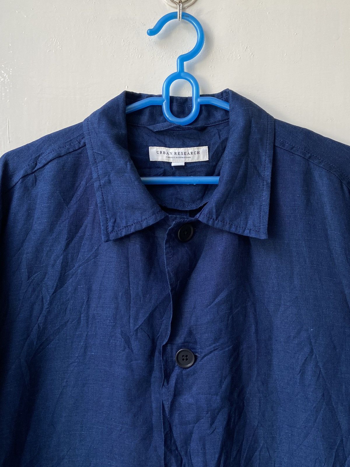 Designer × Japanese Brand × URBAN RESEARCH DOORS URBAN RESEARCH Blue Shirt Size US L / EU 52-54 / 3 - 15 Thumbnail