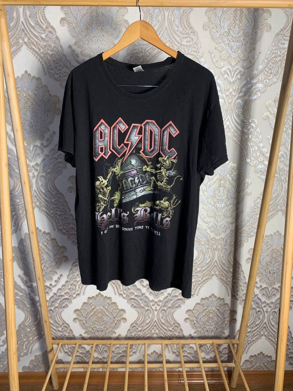 VERY RARE AC/DC T-SHIRT TOUR BAND ROCK METAL PANK Y2K RETRO