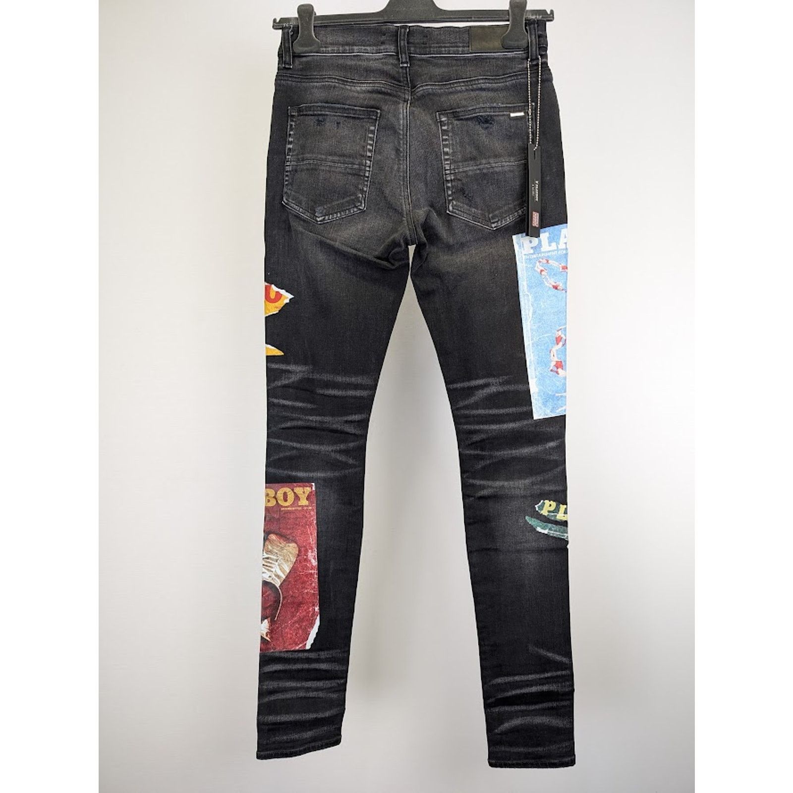 Amiri o1rshd1 Q:2 / Playboy Magazine Jean in Aged Black Size US 33 - 13 Thumbnail