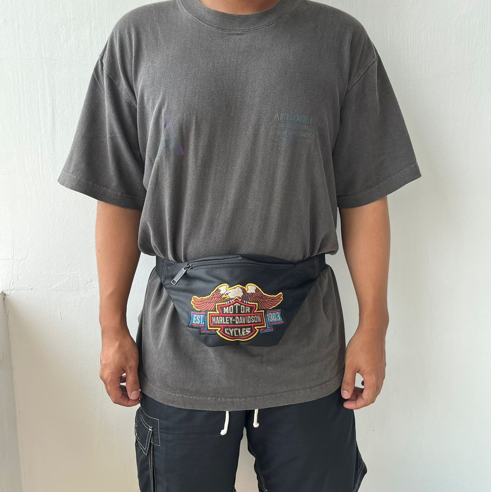 Harley Davidson × Vintage Rare Vintage Harley Davidson waist pack Size ONE SIZE - 5 Thumbnail