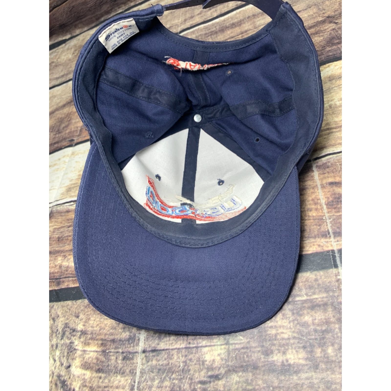 Vintage VINTAGE Michigan International Speedway 1996 500 Snapback Trucker Hat Cap MIS Blue Snap-Back Men Adjustable Hat Size ONE SIZE - 6 Thumbnail