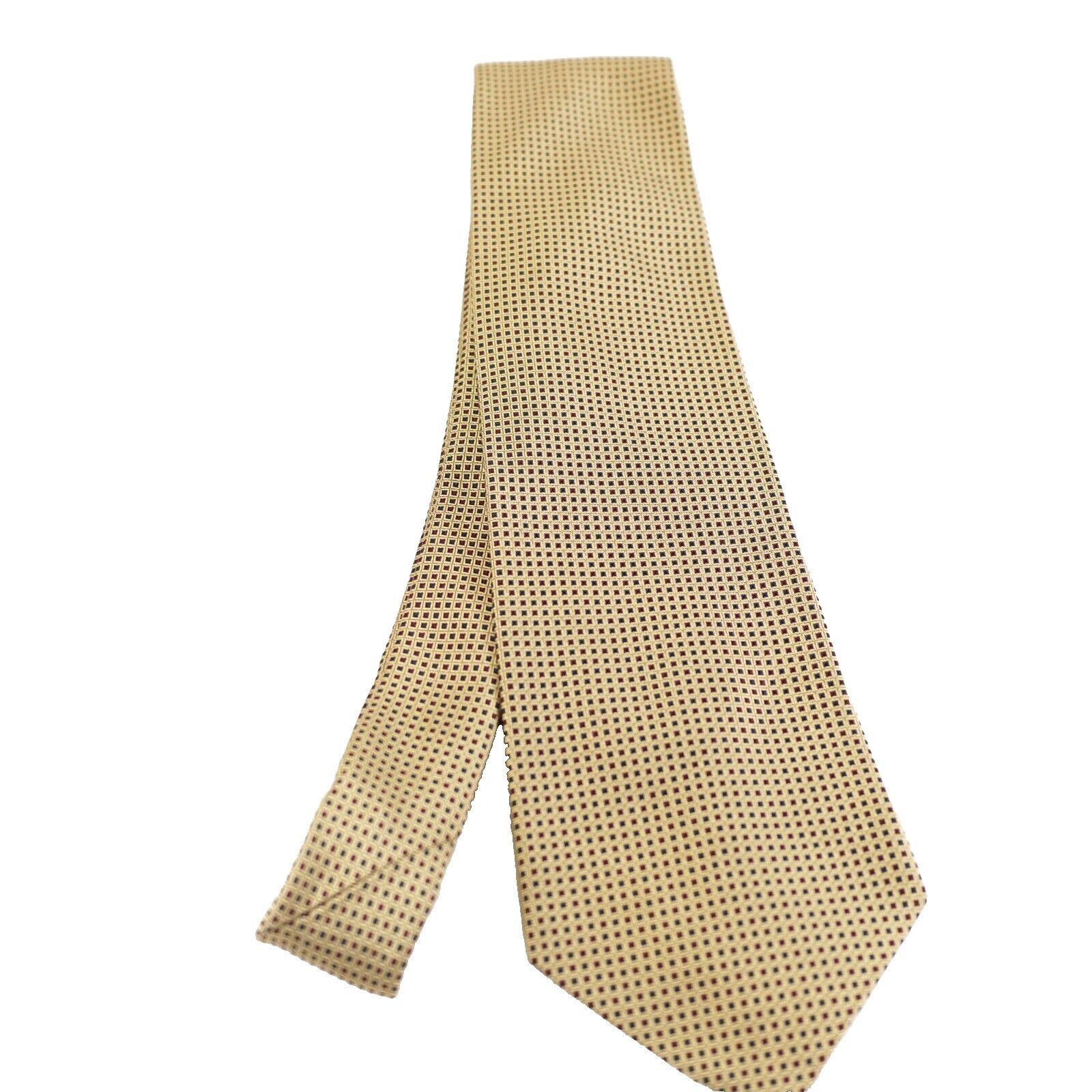 Brooks Brothers Brooks Brothers Makers Yellow Red Blue Check Woven Silk Tie Size ONE SIZE - 6 Thumbnail