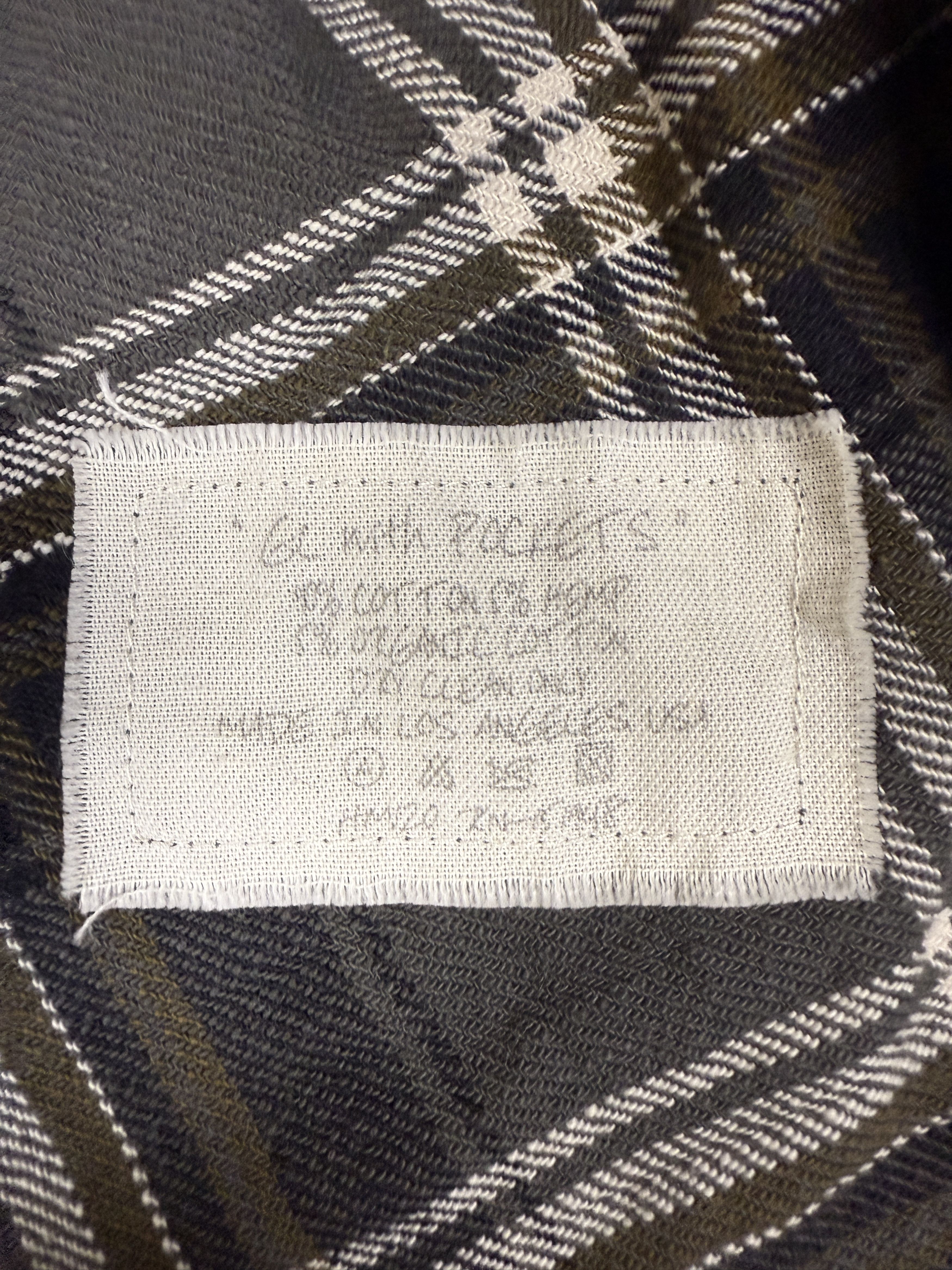 Greg Lauren $1150 Greg Lauren Mixed Plaid GL1 w/ Pockets Size US L / EU 52-54 / 3 - 6 Thumbnail