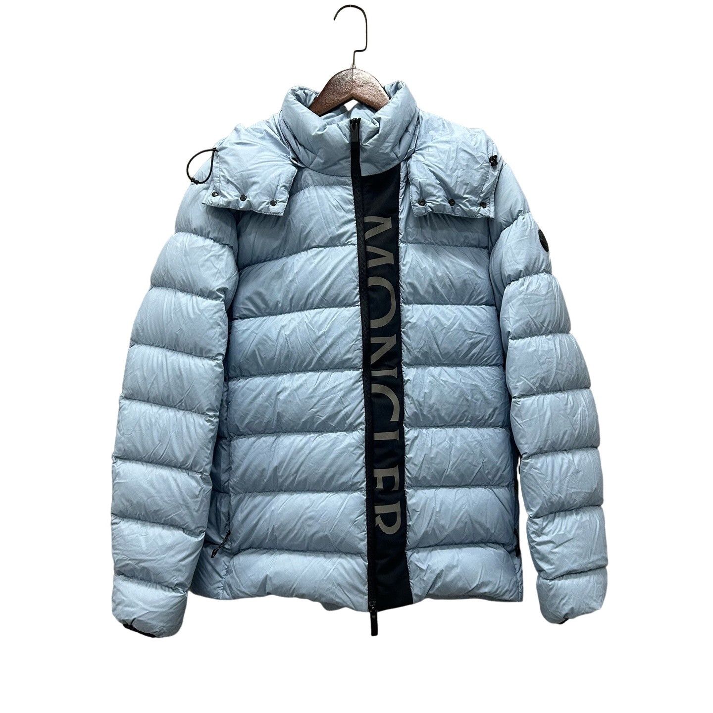 Moncler Moncler Light Blue Down Puffer Jacket Size L Size US L / EU 52-54 / 3 - 1 Thumbnail
