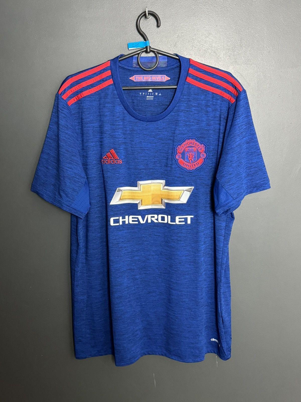 Adidas Manchester United 16/17 Away Football Jersey T-Shirt Size US L / EU 52-54 / 3 - 1 Thumbnail