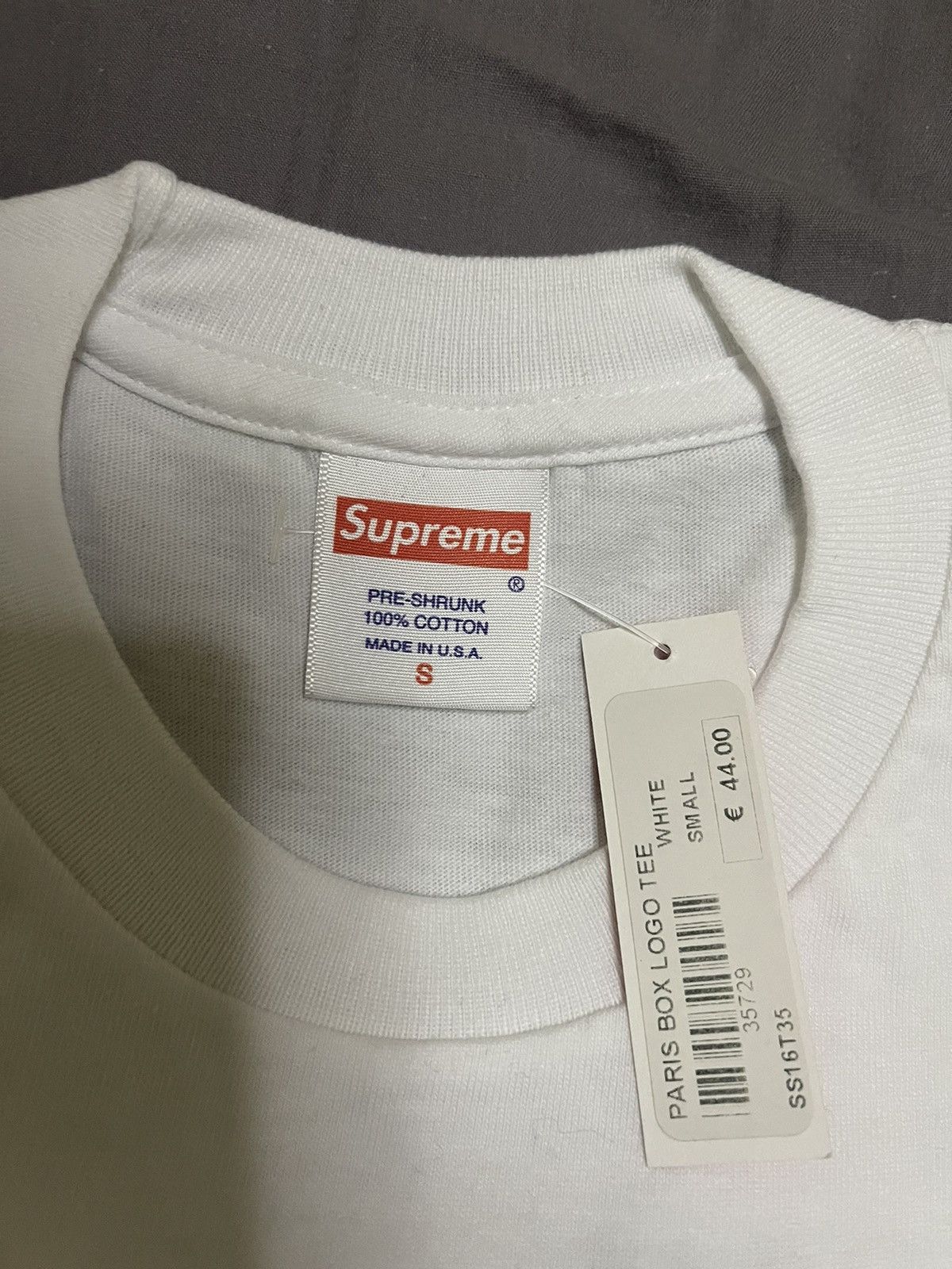Supreme Supreme Paris opening box logo tee T-shirt size Small dswt Size US S / EU 44-46 / 1 - 3 Thumbnail