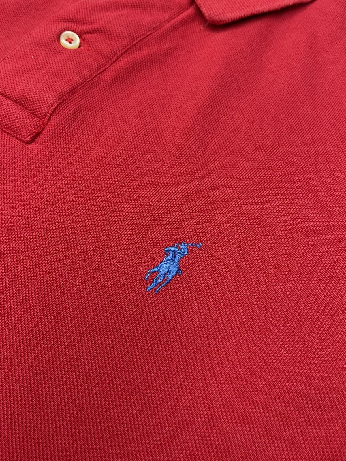 Polo Ralph Lauren × Rugby Ralph Lauren × Vintage Vintage Polo Ralph Lauren Rugby Polo Longsleeve Red Y2K Size US L / EU 52-54 / 3 - 5 Thumbnail