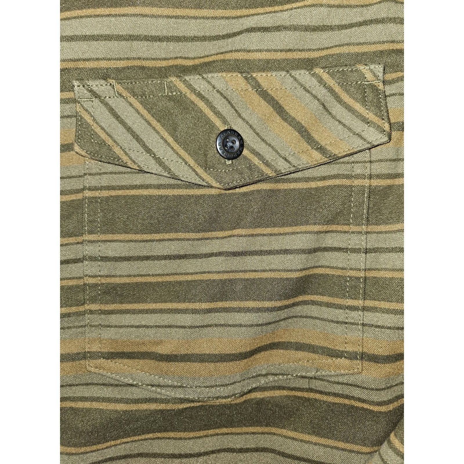 Vintage VINTAGE Alaskan Hardgear Shirt Mens Large Brown Stripe Duluth Untucked Outdoor Size US L / EU 52-54 / 3 - 7 Thumbnail