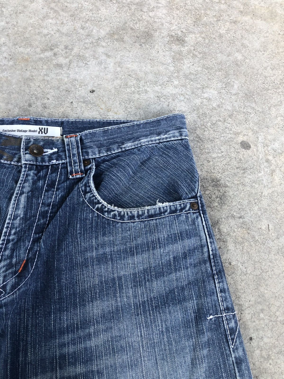 Who Decides War Edwin XV Flared Jeans Bootcut Distressed Jeans Size US 33 - 14 Thumbnail
