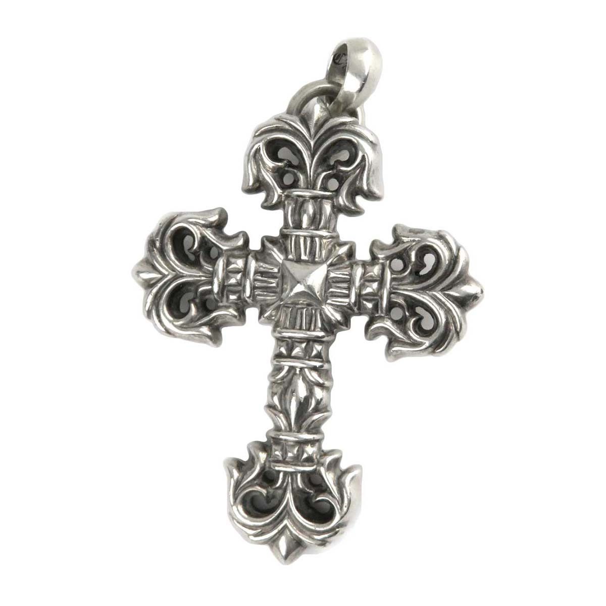 image of Chrome Hearts Silver Filigree Pendant, Men's