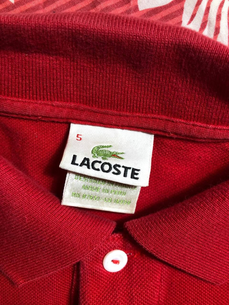 Lacoste × Vintage Lacoste vintage luxury streetwear v-neck tee Size US L / EU 52-54 / 3 - 10 Thumbnail