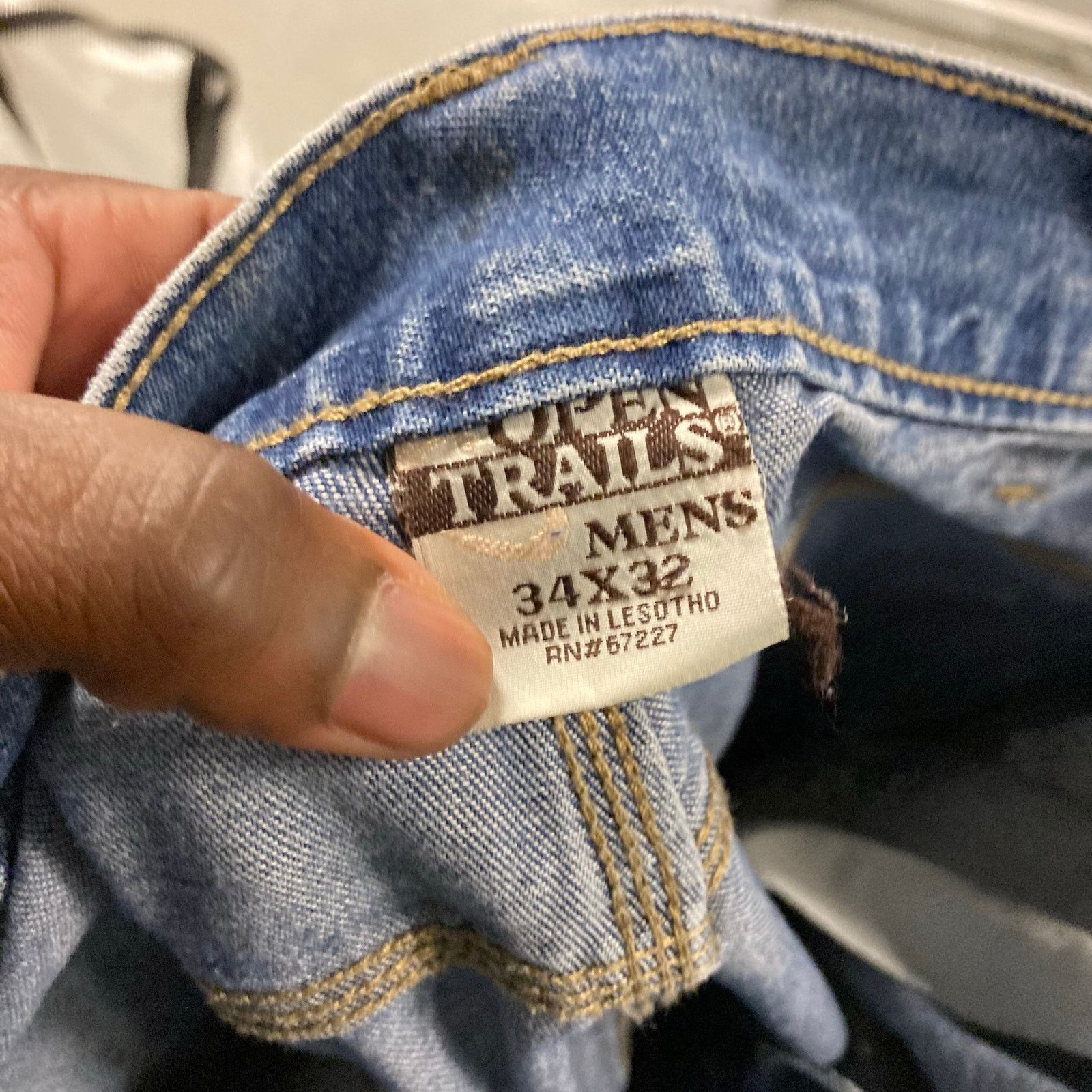 Vintage vintage faded open trails carpenter cargo jeans 34x32 Size US 34 / EU 50 - 5 Thumbnail