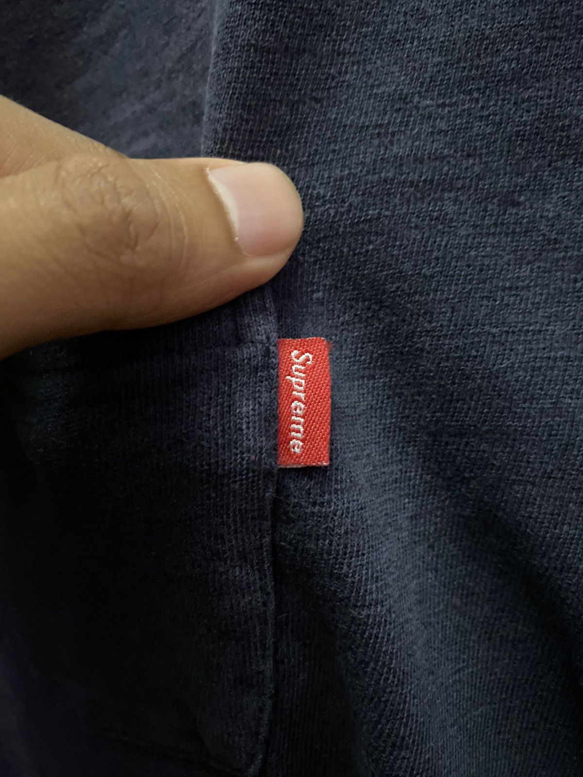 Supreme Supreme Plain Pocket T Shirt Grey 2013 Size US S / EU 44-46 / 1 - 5 Thumbnail