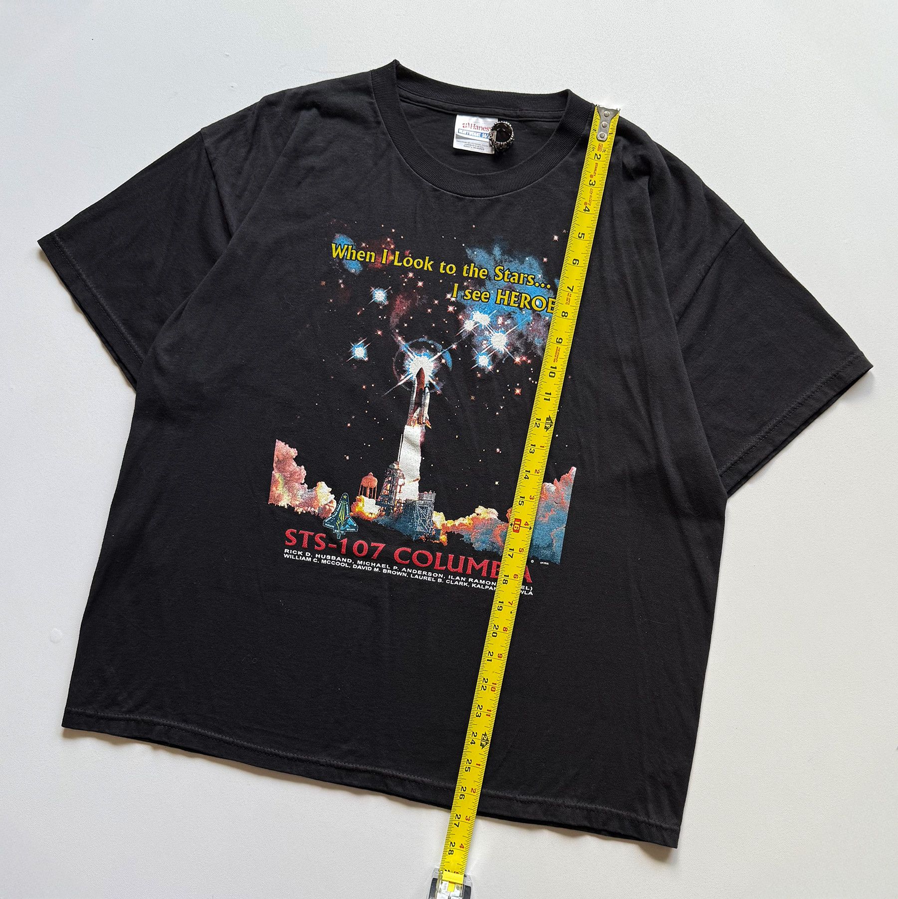 Vintage 2003 Vintage NASA STS-107 Columbia Memorial Tee (#2) Size US XL / EU 56 / 4 - 6 Thumbnail
