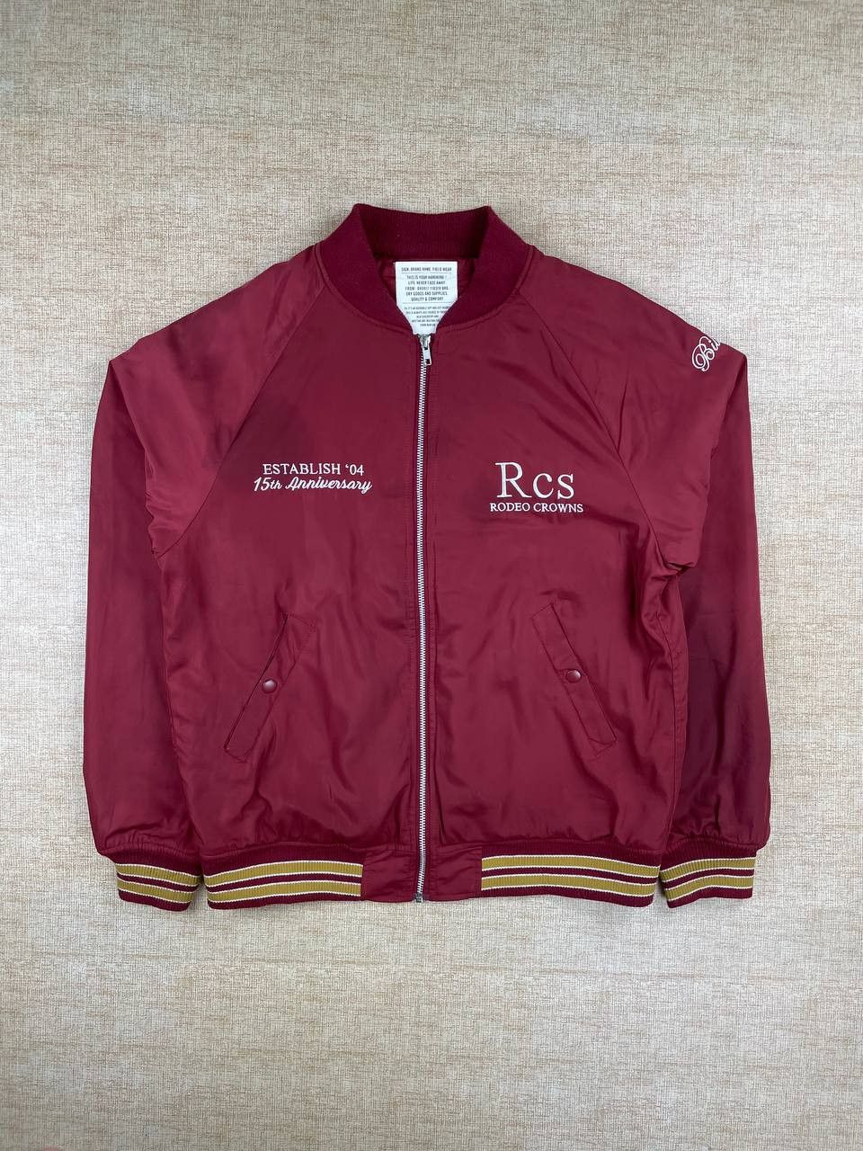 Vintage Vintage RODEO CROWN Union Star Club Varsity Jacket Size US M / EU 48-50 / 2 - 2 Thumbnail