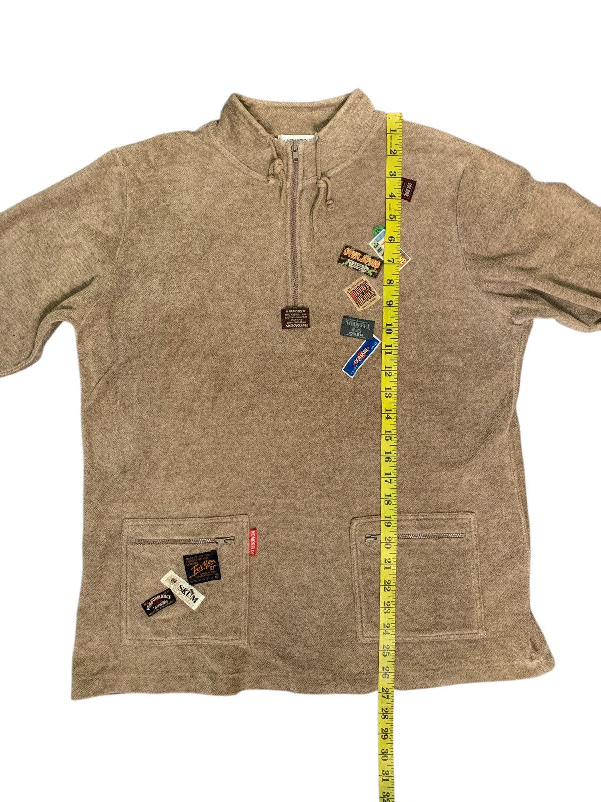 Japanese Brand Rare Design Kazamidori By Naicai Half Zipper Sweatshirts Size M / US 6-8 / IT 42-44 - 13 Thumbnail