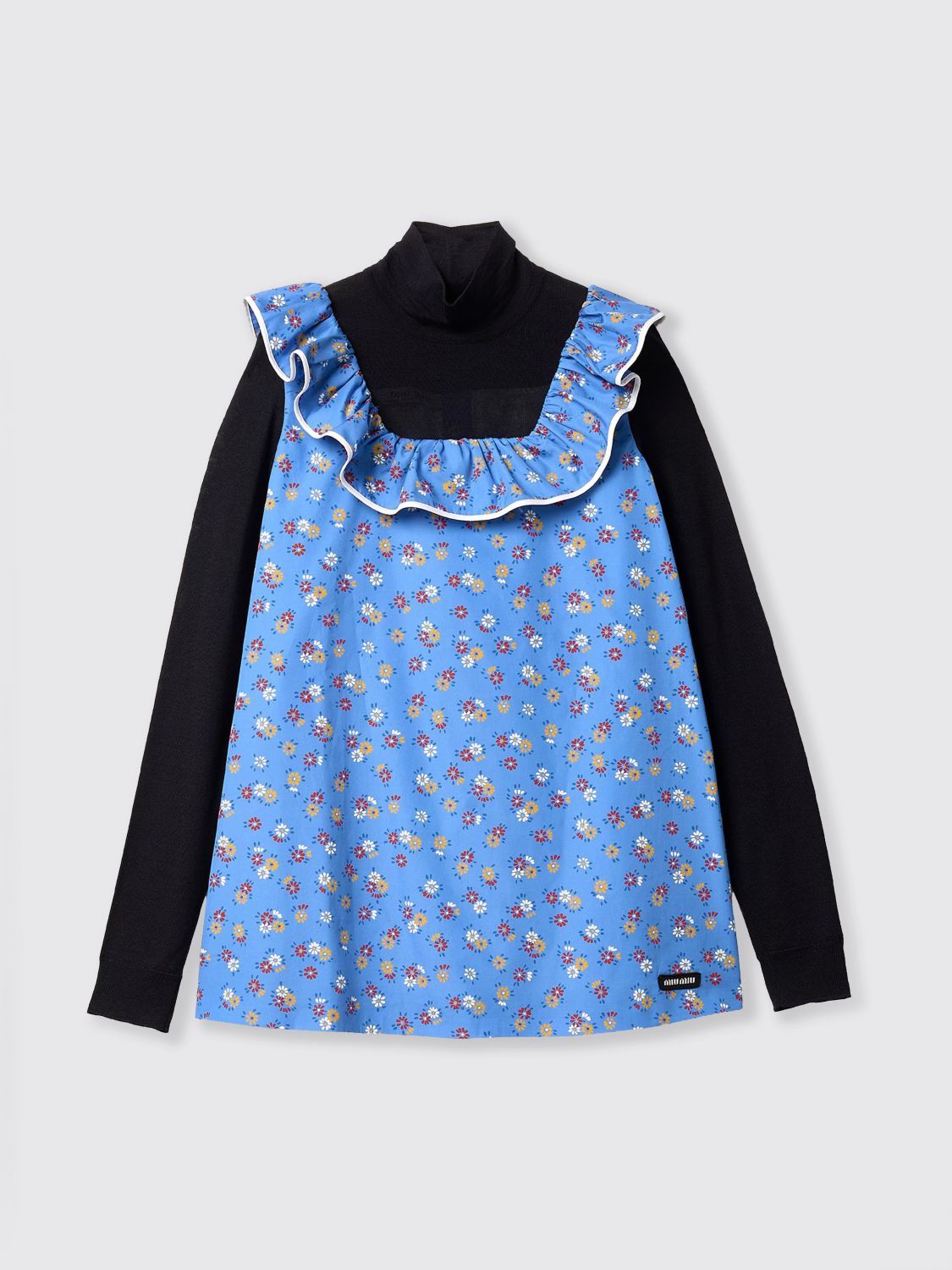 Miu Miu Miu Miu Sweater Woman Gnawed Blue Size M / US 6-8 / IT 42-44 - 1 Preview