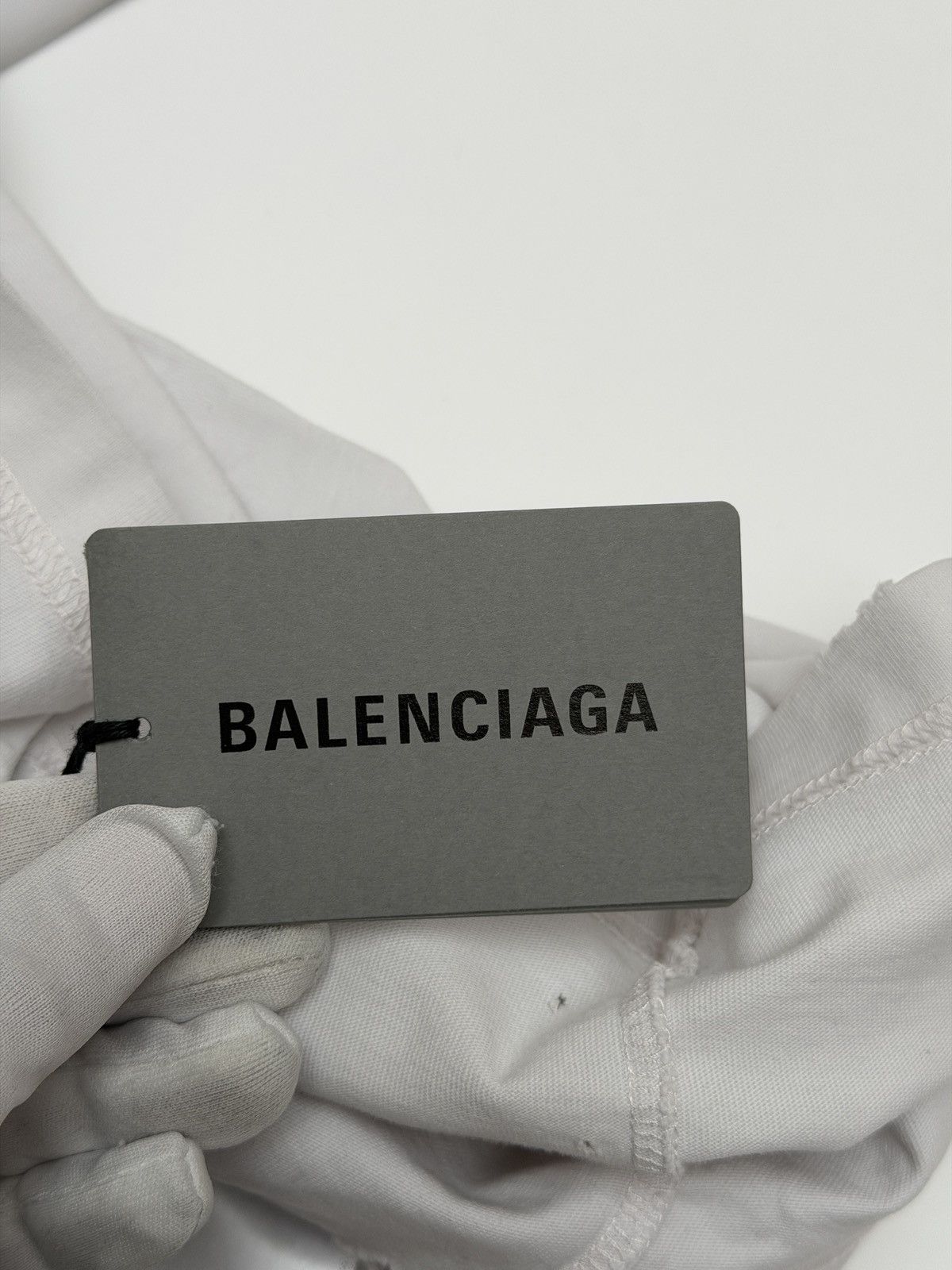 Balenciaga Balenciaga Piercings Collar Oversized Tee Shirt Off White Size US M / EU 48-50 / 2 - 15 Thumbnail