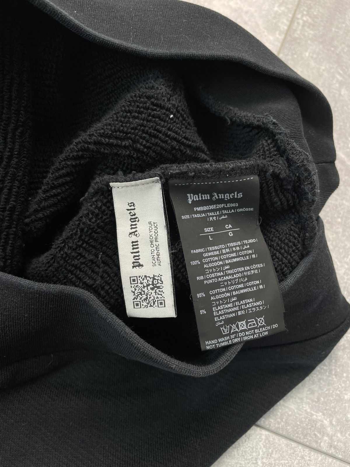 Palm Angels Palm Angels Glow in the Dark Logo Hoodie Size US L / EU 52-54 / 3 - 9 Thumbnail
