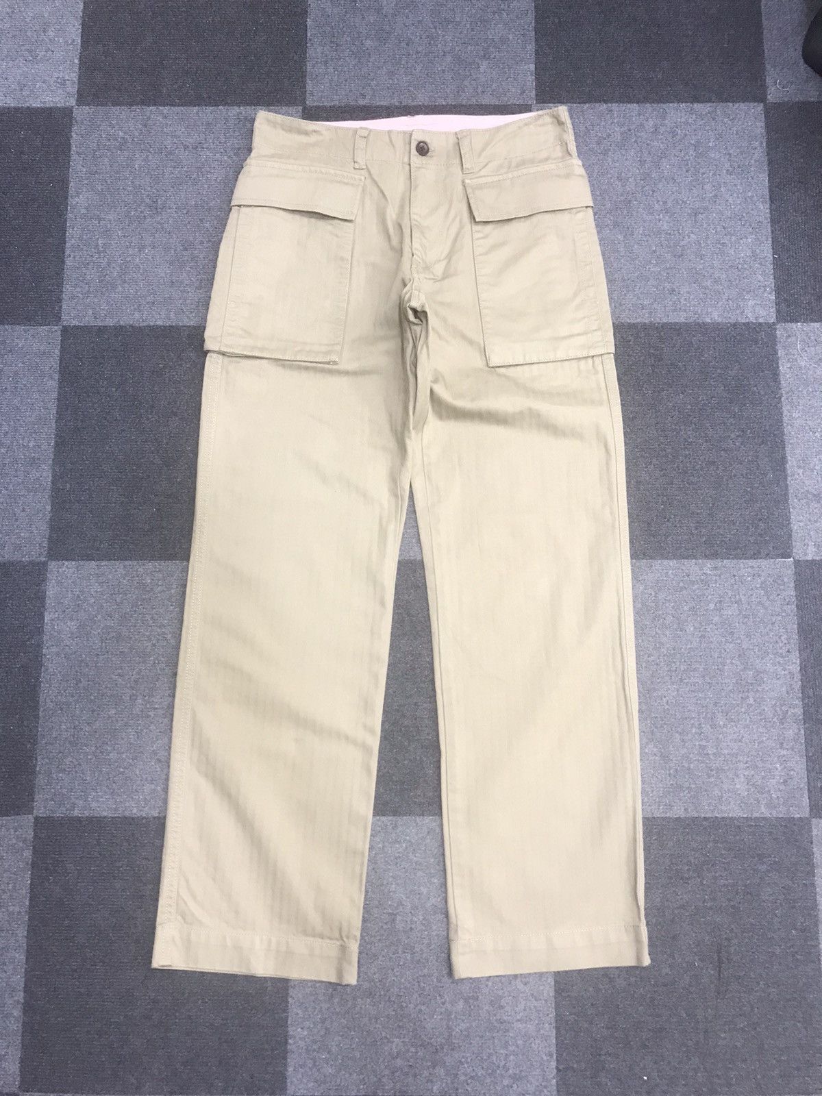 Image of Tkmixpice Japan Hbt Vintage Design Military Pant in Khaki, Men's (Size 31)