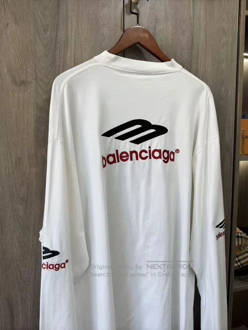 Balenciaga Balenciaga 3B Embroidered Logo Longsleeve. Size US S / EU 44-46 / 1 - 8 Thumbnail